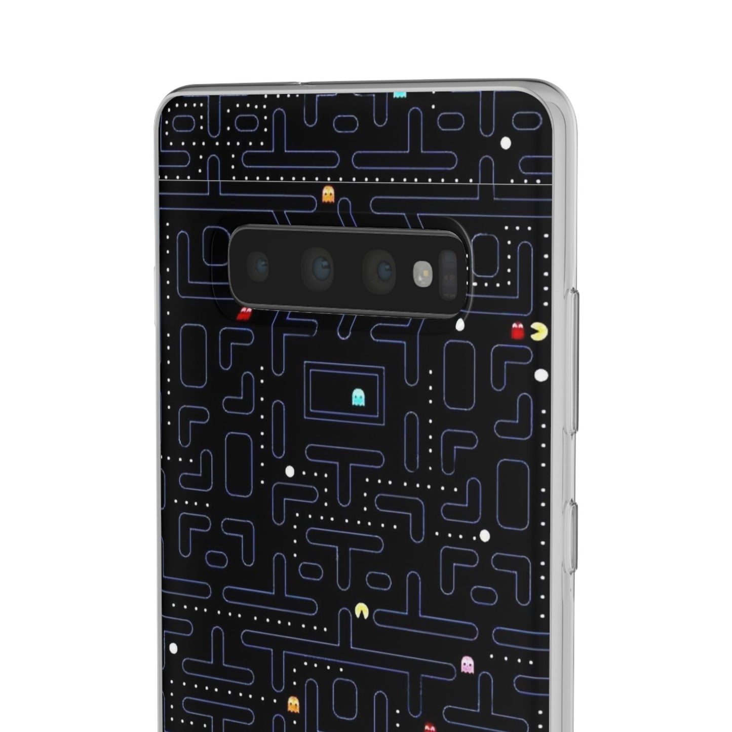 Retro Arcade Gaming TPU Phone Case, Fun Flexi Case, Gift for Gamers, Pac Man