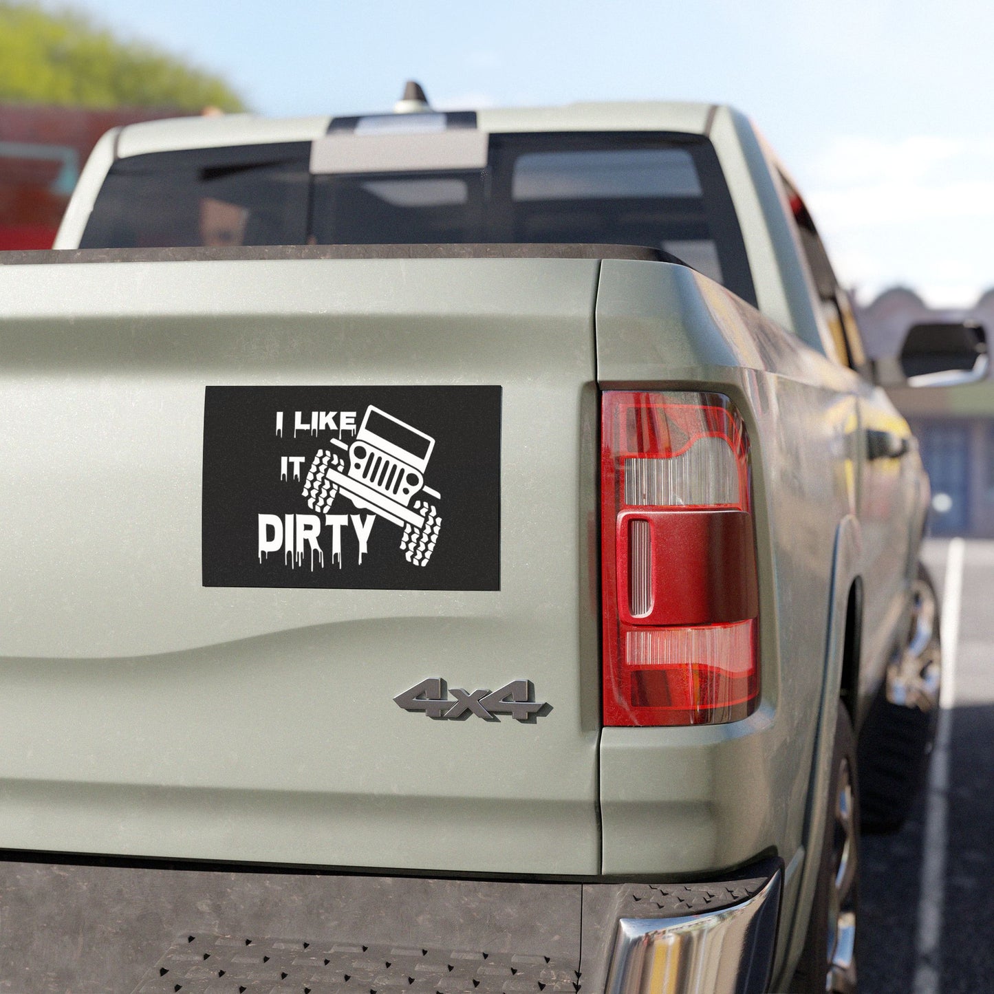 Weatherproof Jeep Owner Car Magnets I Like It Dirty Funny Quote