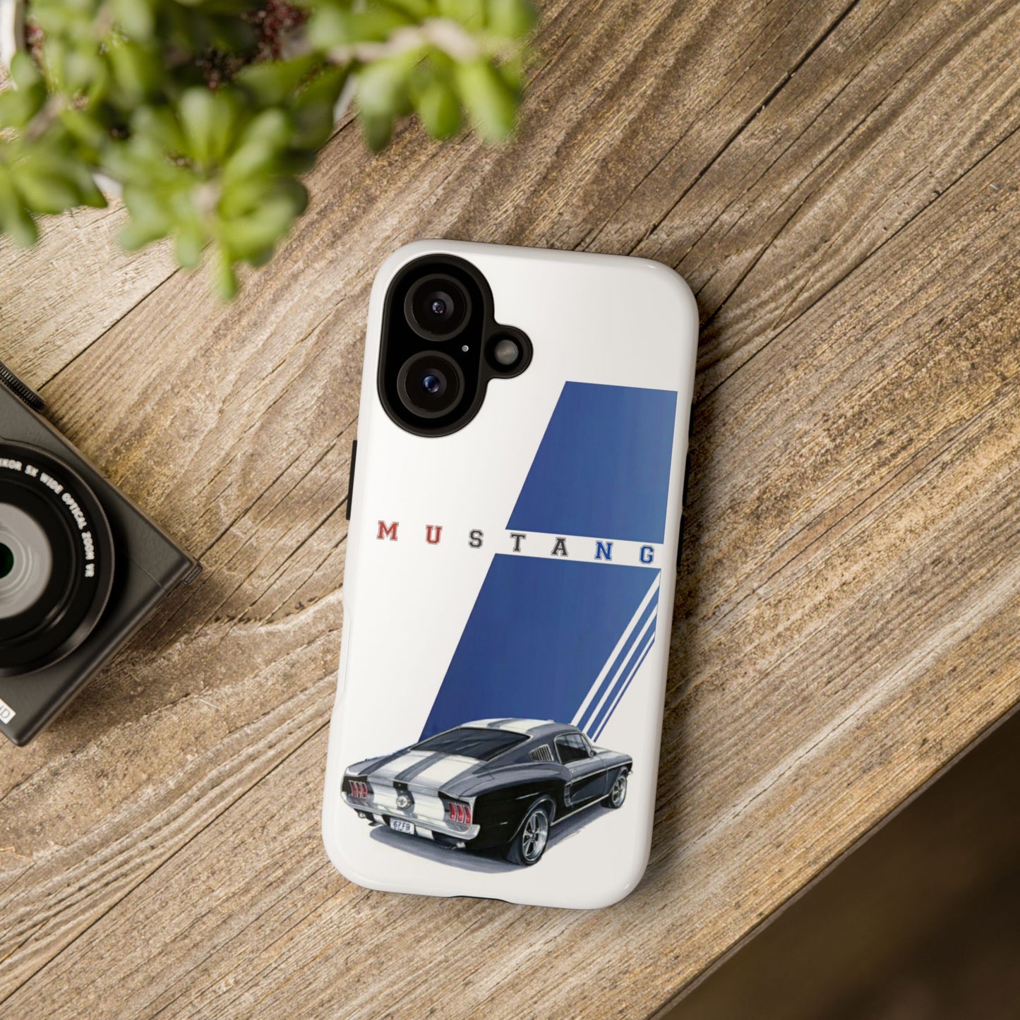 Mustang Car Art Tough Cases For iPhones, Samsung Galaxy and Google Pixel