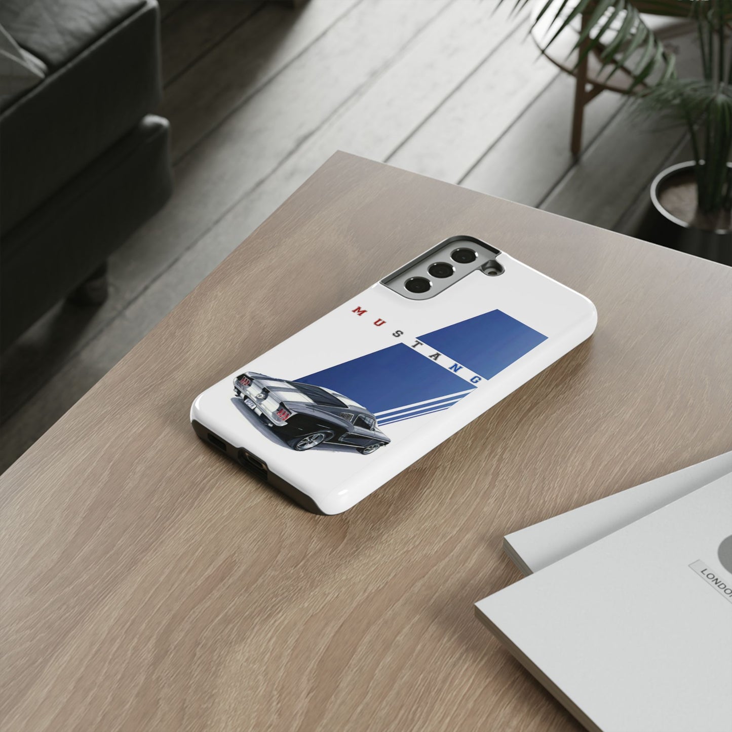 Mustang Car Art Tough Cases For iPhones, Samsung Galaxy and Google Pixel