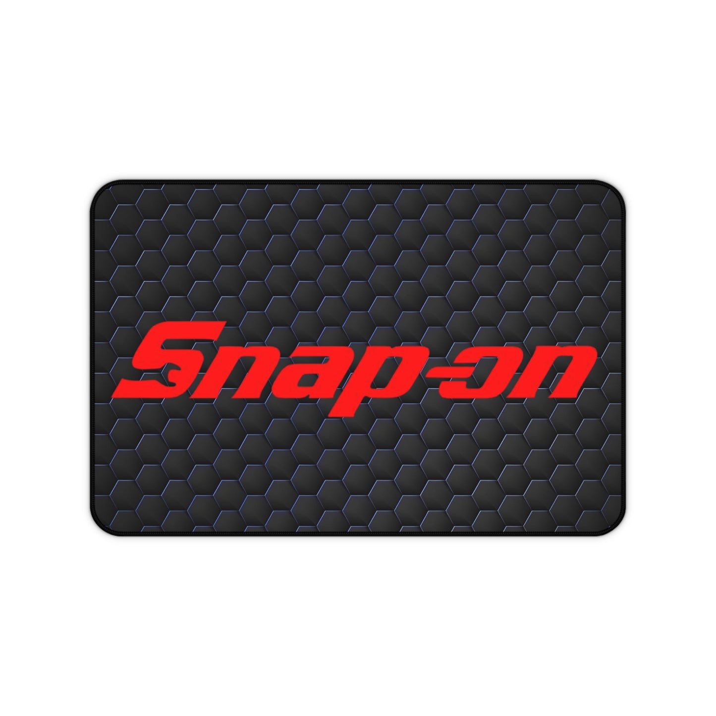 Snap-on Hex Texture Desk Mat — Non-Slip Gaming & Work Surface Tool Guy Design