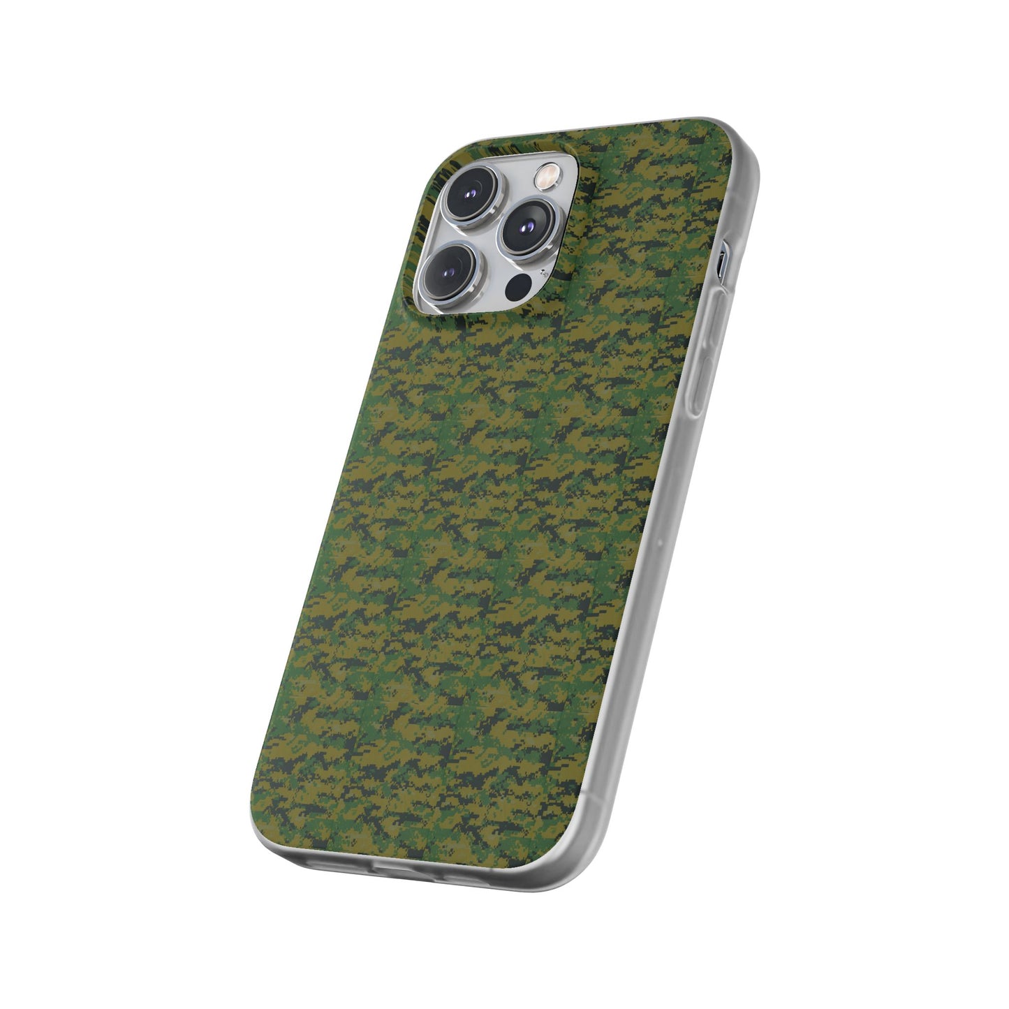 Marapat Pixelated Camo Flexible Phone Cases For iPhone and Samsung Galaxy