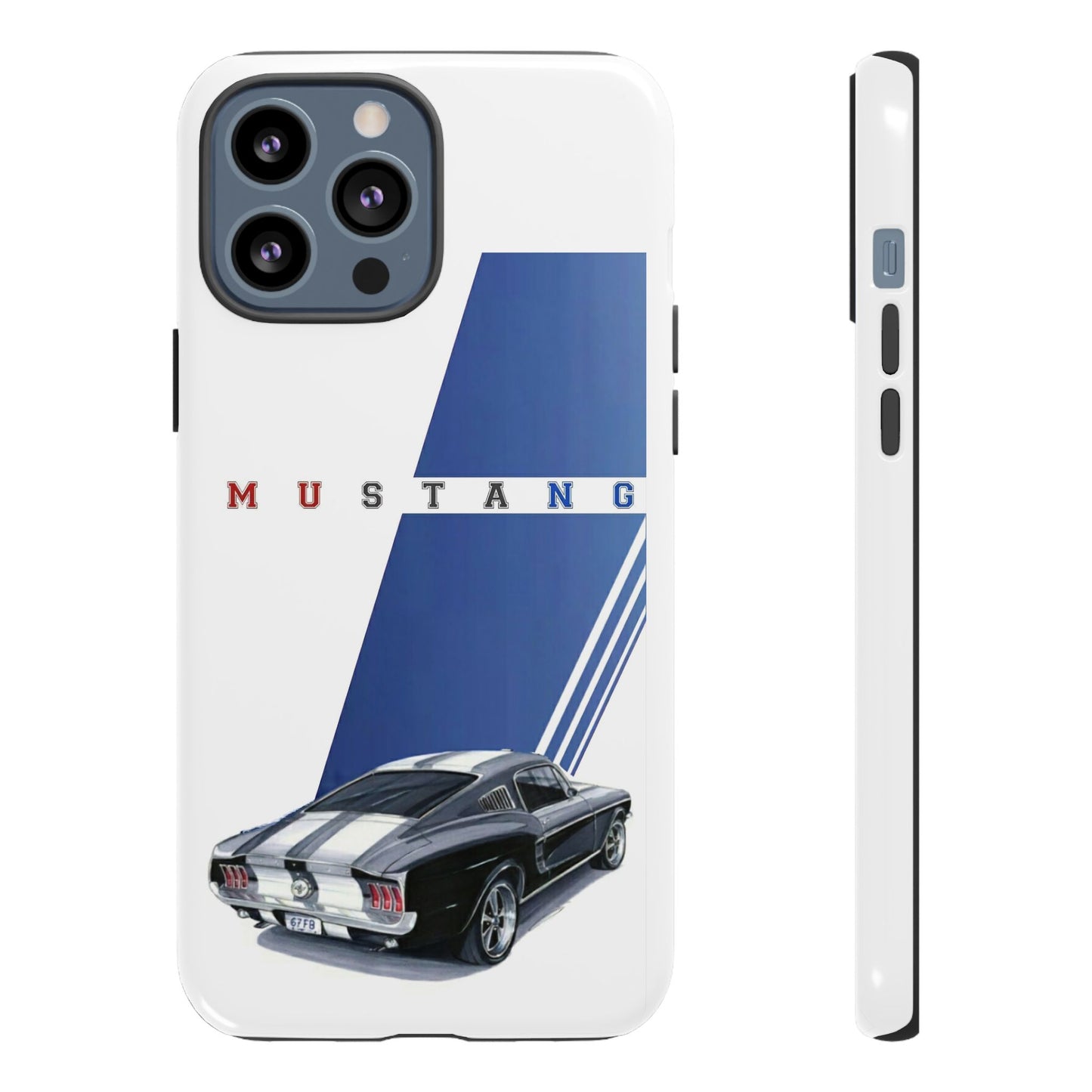 Mustang Car Art Tough Cases For iPhones, Samsung Galaxy and Google Pixel
