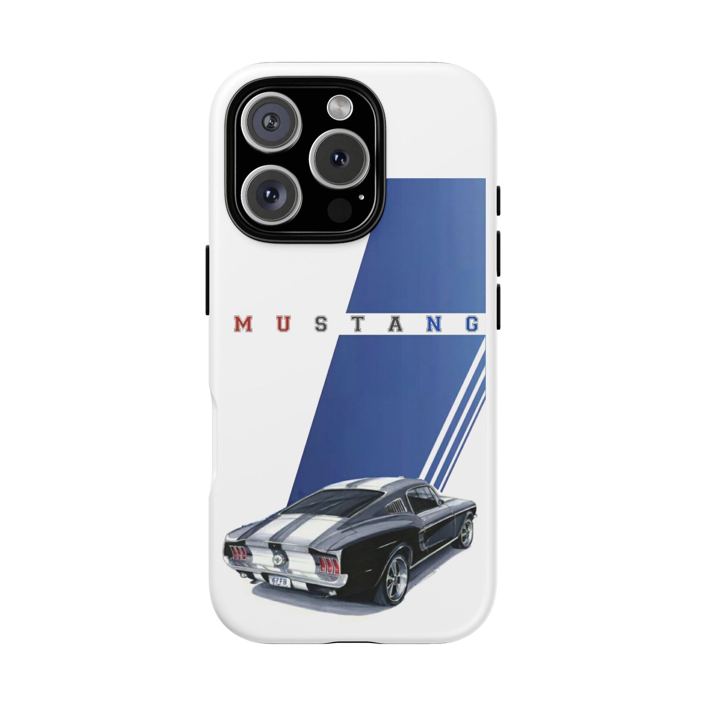 Mustang Car Art Tough Cases For iPhones, Samsung Galaxy and Google Pixel