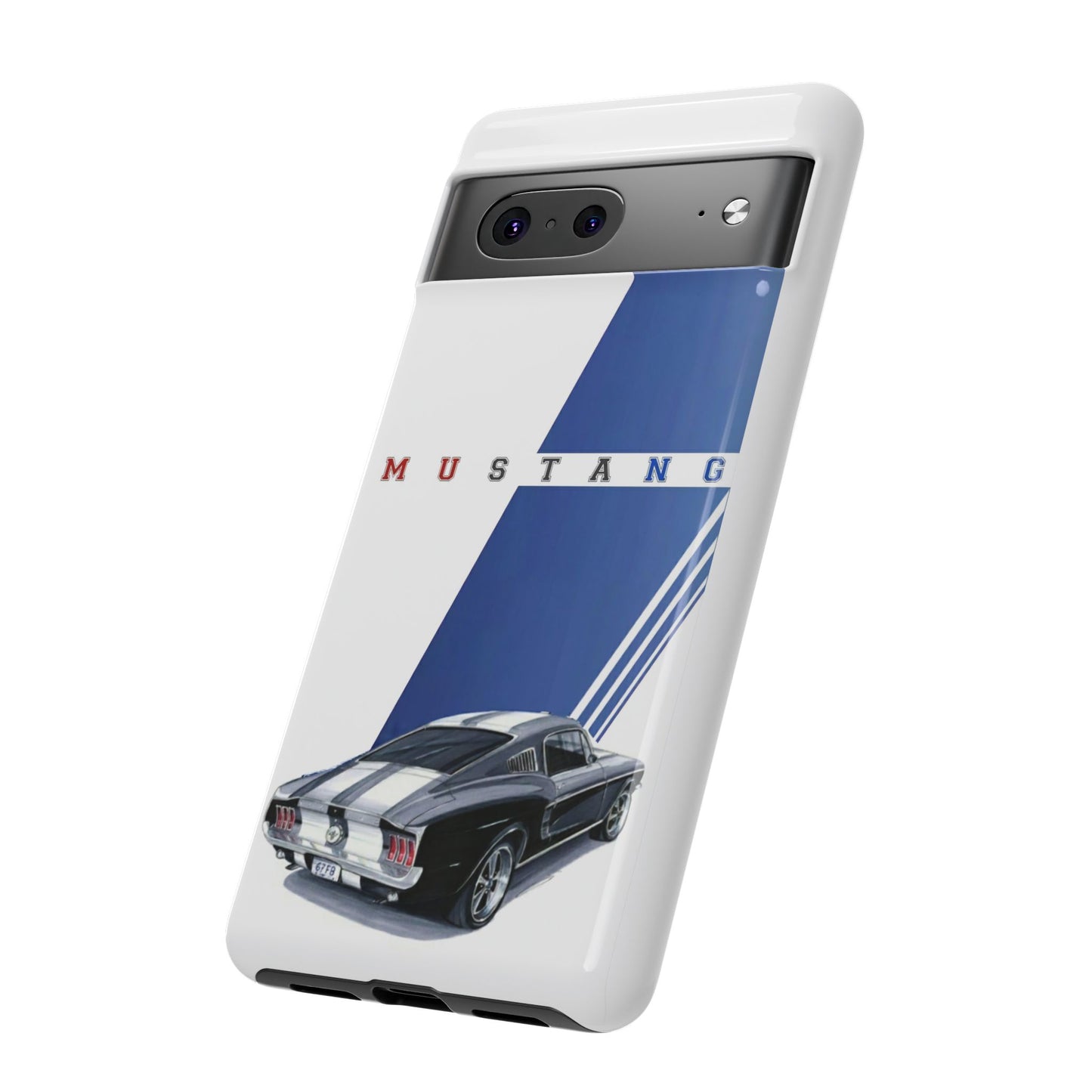 Mustang Car Art Tough Cases For iPhones, Samsung Galaxy and Google Pixel