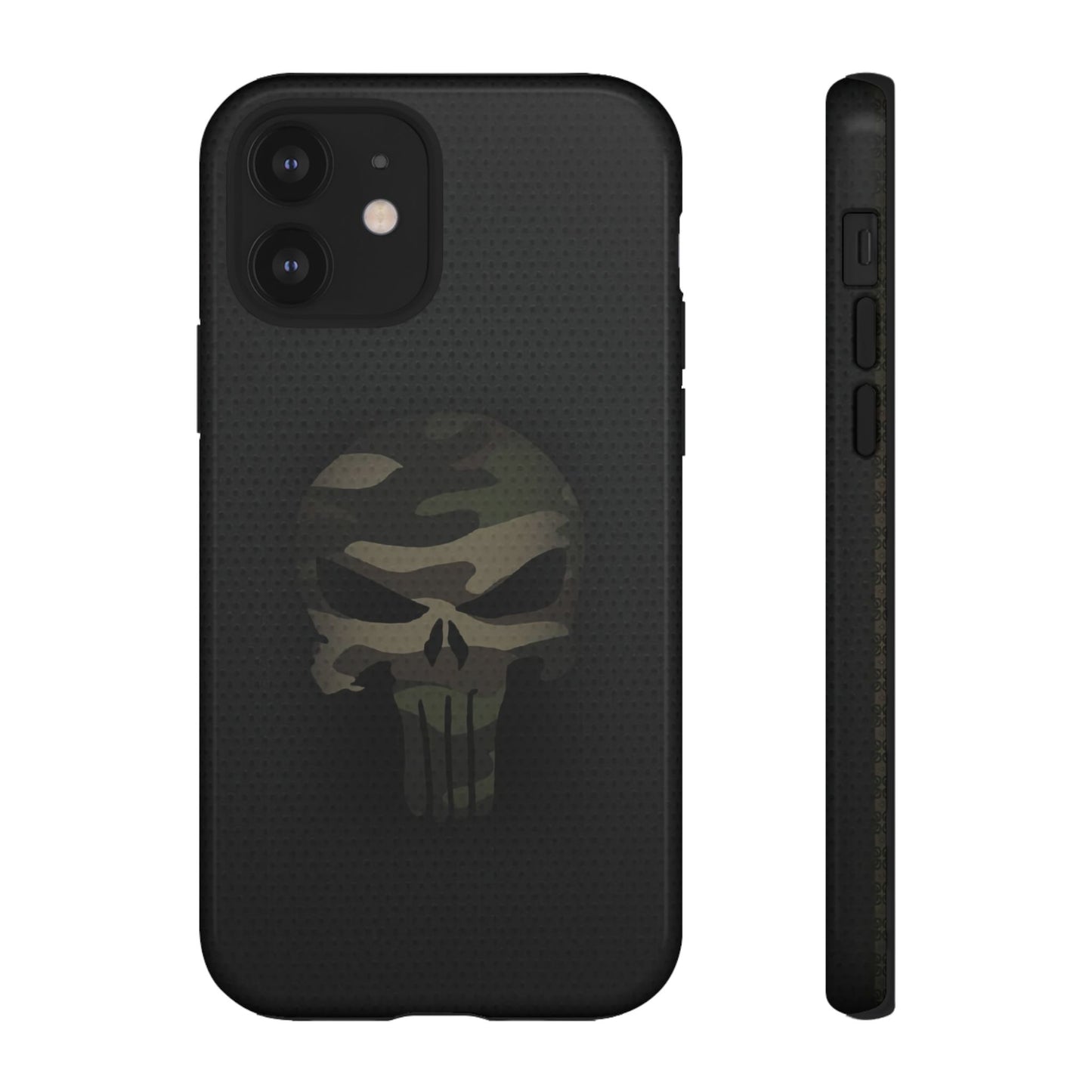 Camo Green Tough Case For iPhone, Samsung Galaxy, Jake Skull Punisher Graphic