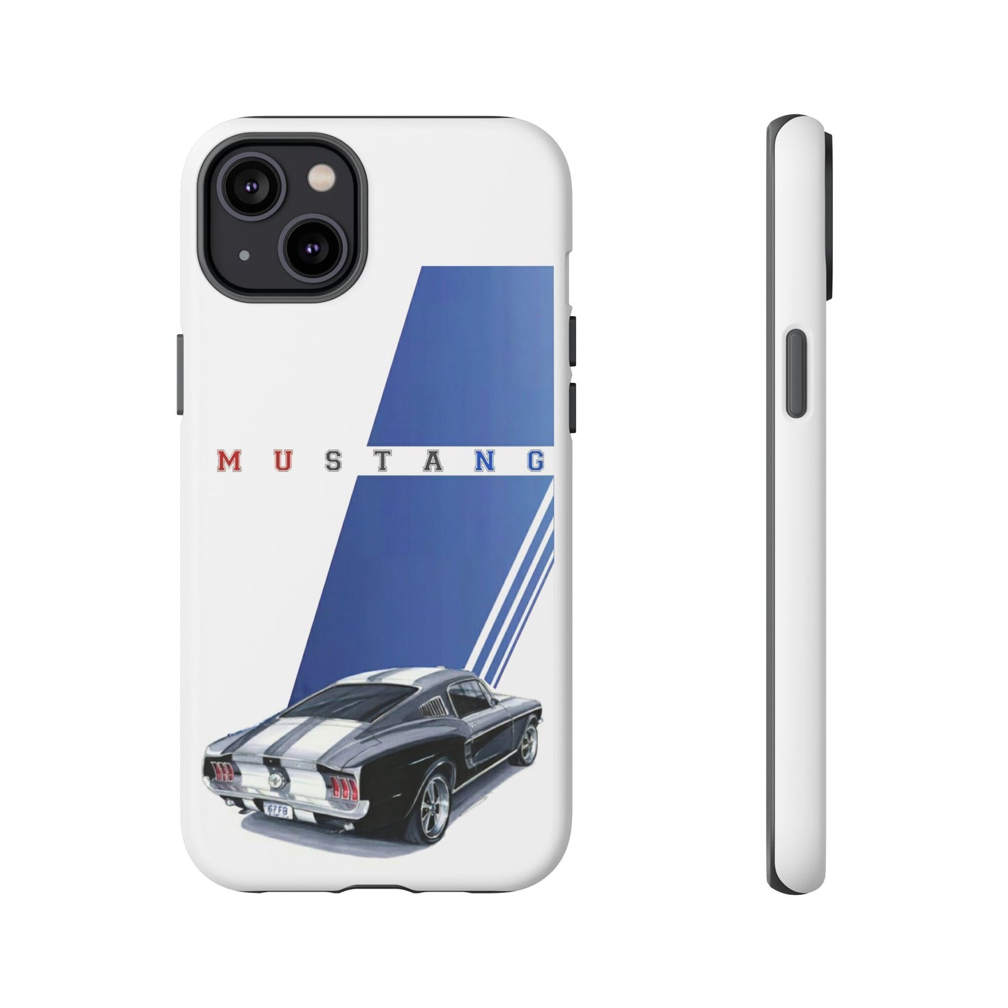 Mustang Car Art Tough Cases For iPhones, Samsung Galaxy and Google Pixel