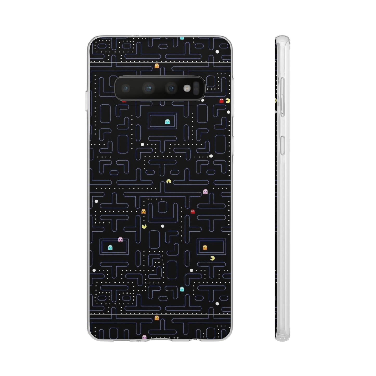 Retro Arcade Gaming TPU Phone Case, Fun Flexi Case, Gift for Gamers, Pac Man