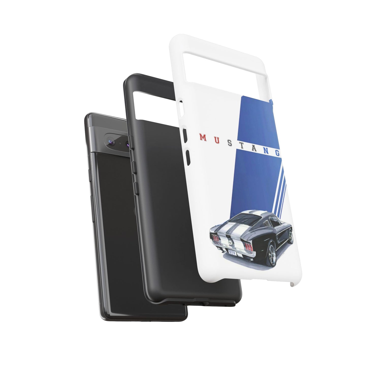 Mustang Car Art Tough Cases For iPhones, Samsung Galaxy and Google Pixel