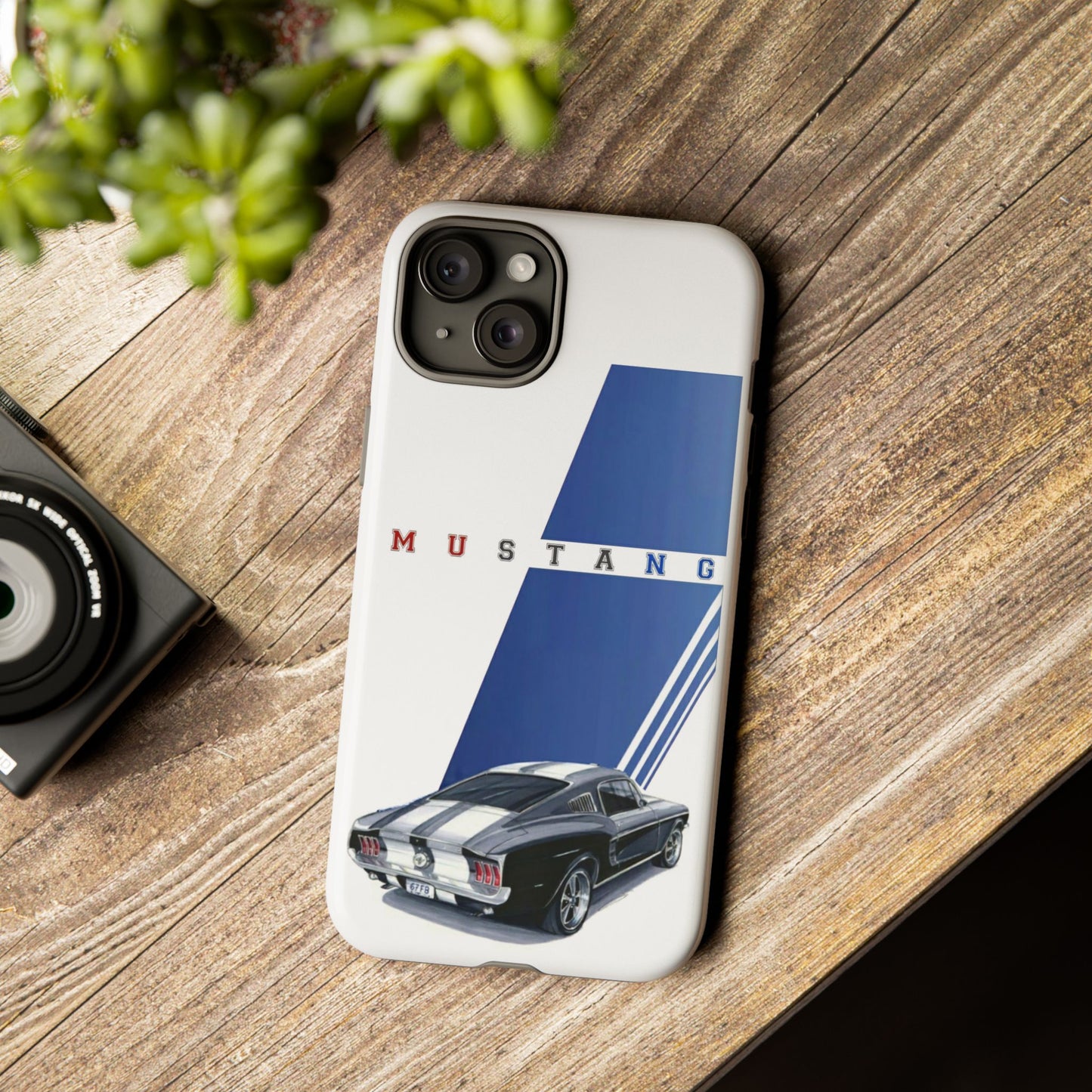 Mustang Car Art Tough Cases For iPhones, Samsung Galaxy and Google Pixel