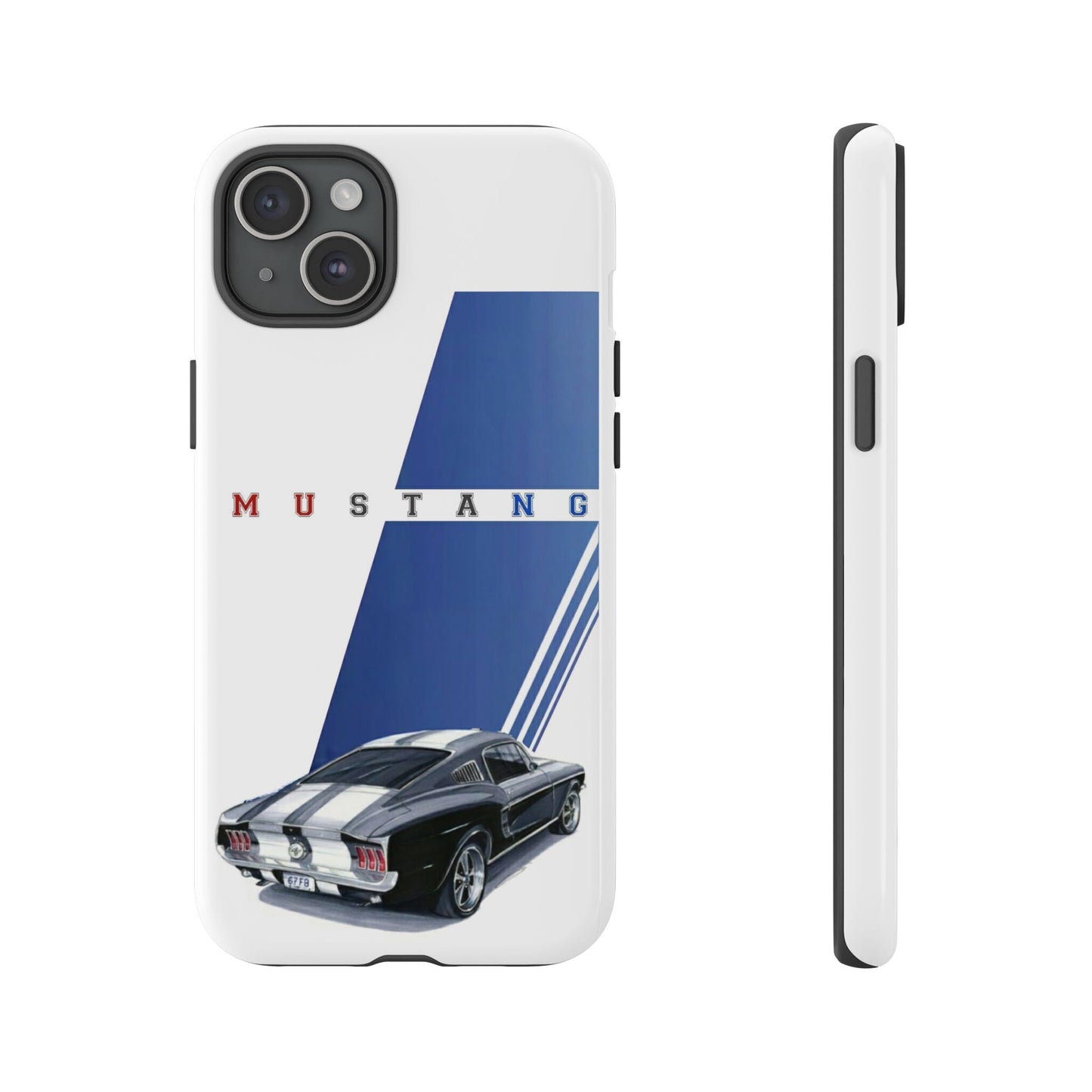 Mustang Car Art Tough Cases For iPhones, Samsung Galaxy and Google Pixel