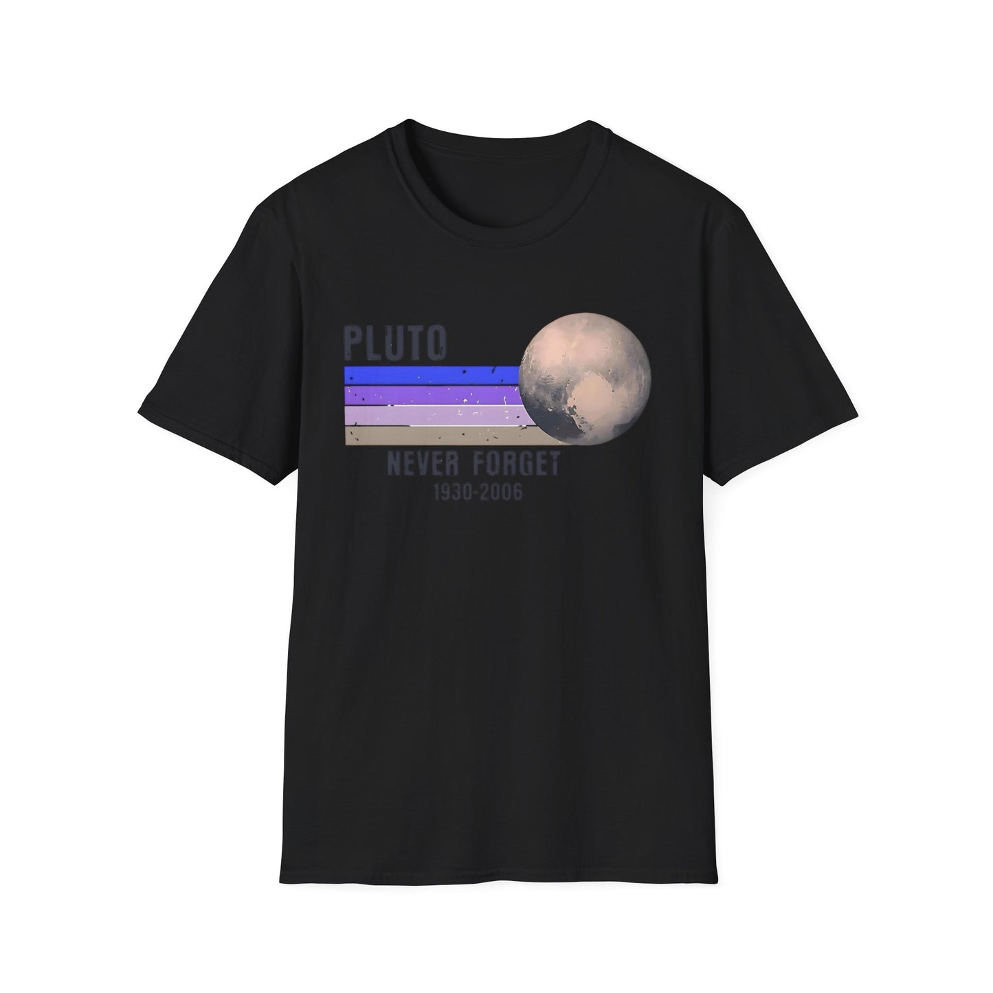 Retro Pluto Never Forget T-Shirt, Space Lover Gift, Astronomy Tee, Nostalgia