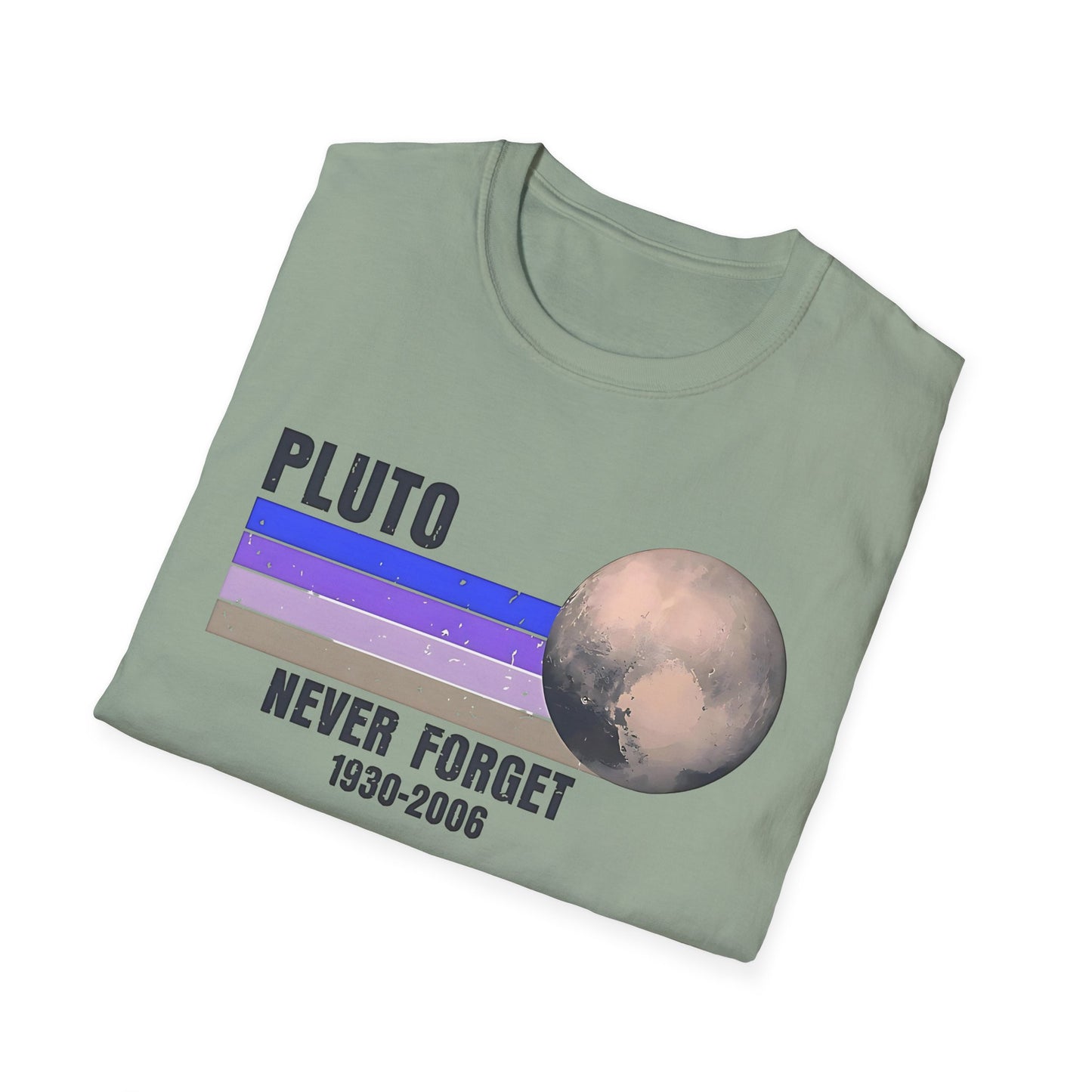 Retro Pluto Never Forget T-Shirt, Space Lover Gift, Astronomy Tee, Nostalgia