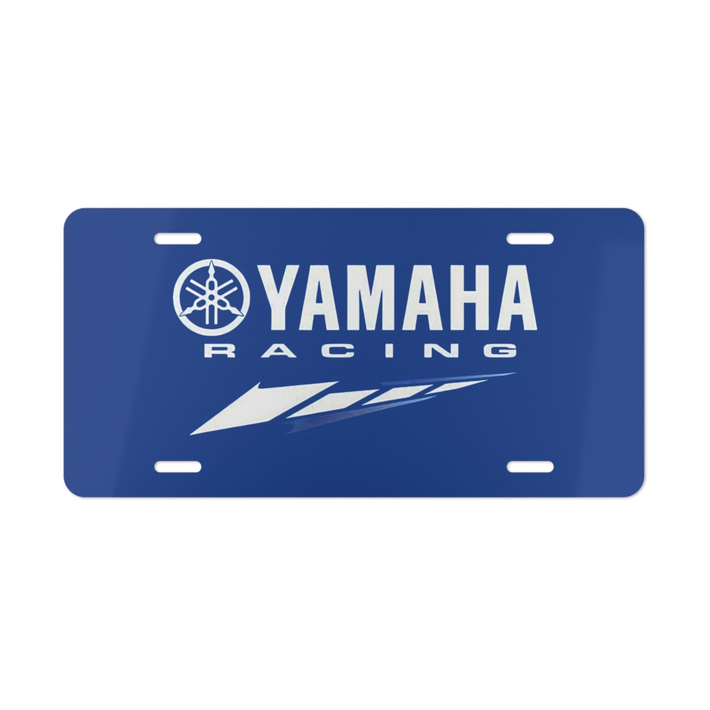 Blue Front Vanity License Plate Yamaha Racing Car Owner Plates