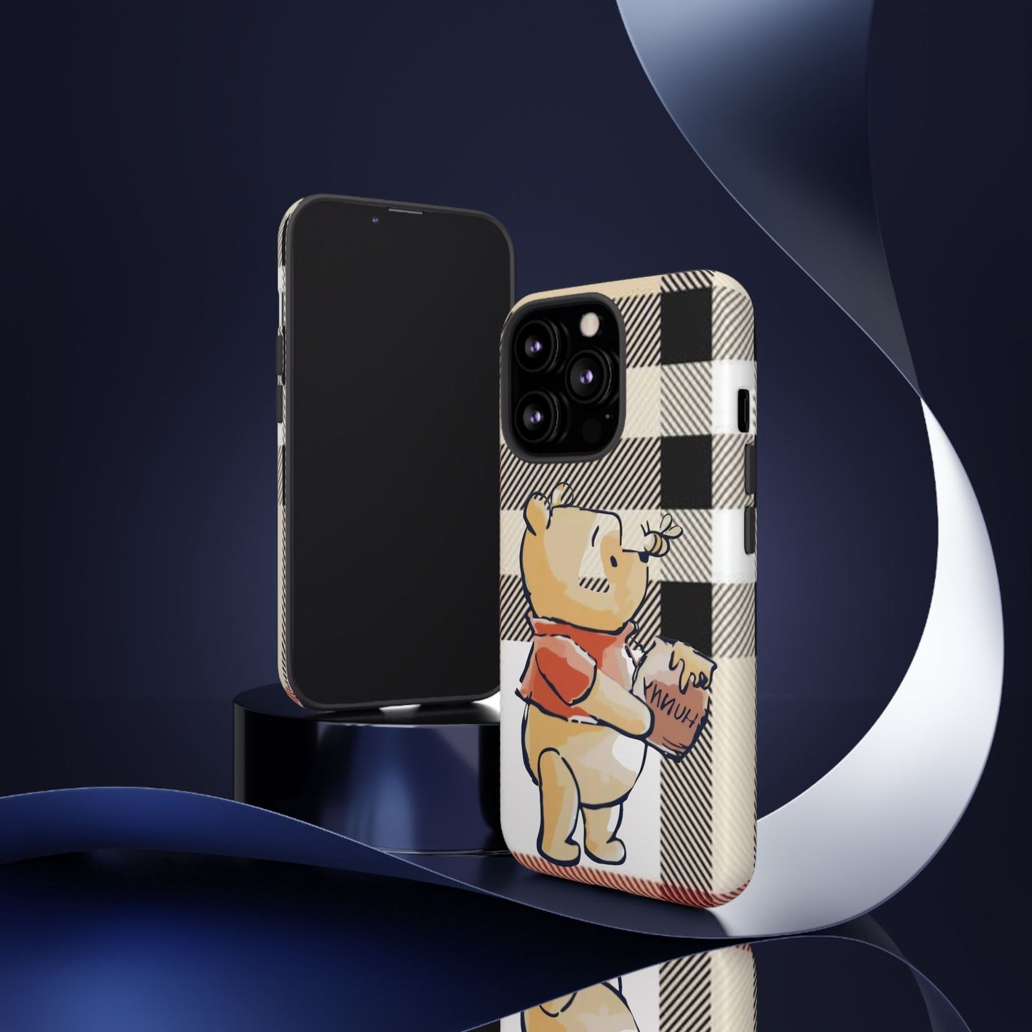 Cute Animal Phone Case, Winnie the Pooh Design, Gift for Kids, Character Case,