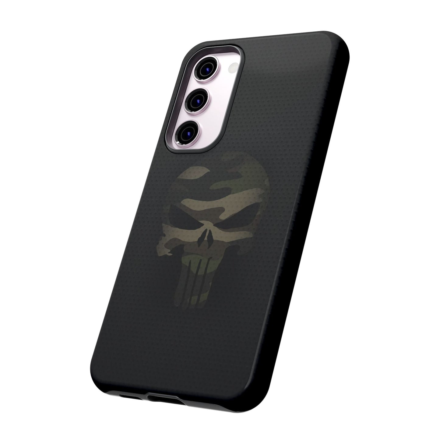 Camo Green Tough Case For iPhone, Samsung Galaxy, Pixel, Punisher Graphic