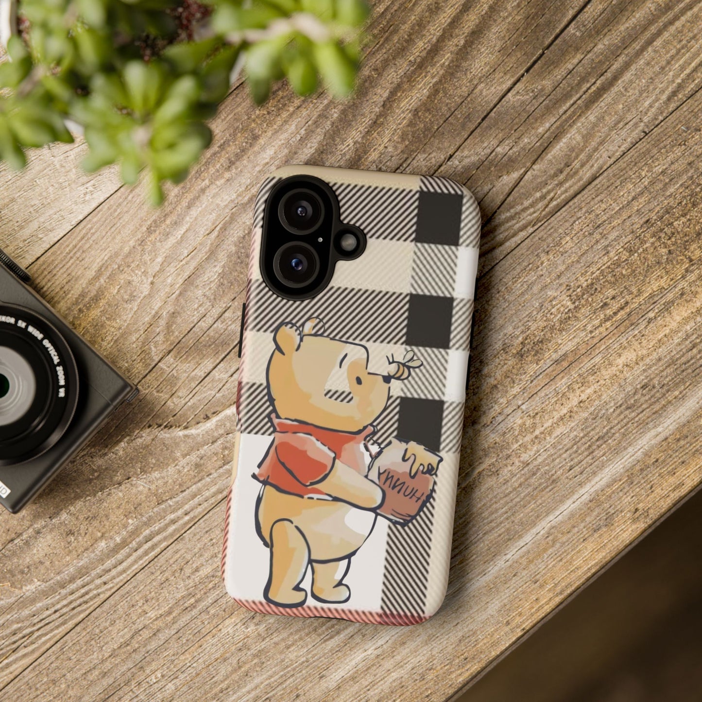 Cute Animal Phone Case, Winnie the Pooh Design, Gift for Kids, Character Case,