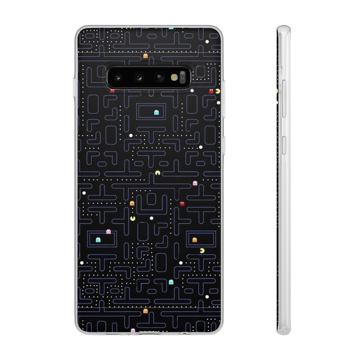 Retro Arcade Gaming TPU Phone Case, Fun Flexi Case, Gift for Gamers, Pac Man