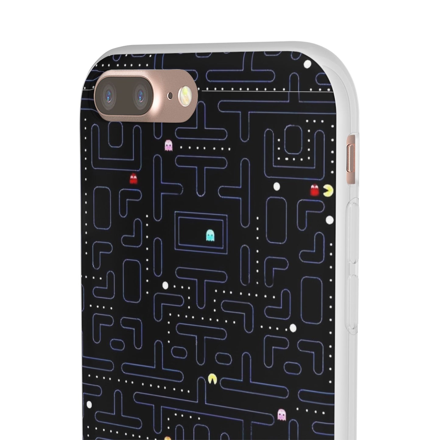 Retro Arcade Gaming TPU Phone Case, Fun Flexi Case, Gift for Gamers, Pac Man