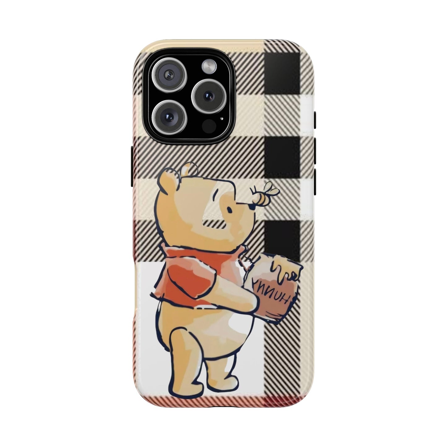 Cute Animal Phone Case, Winnie the Pooh Design, Gift for Kids, Character Case,