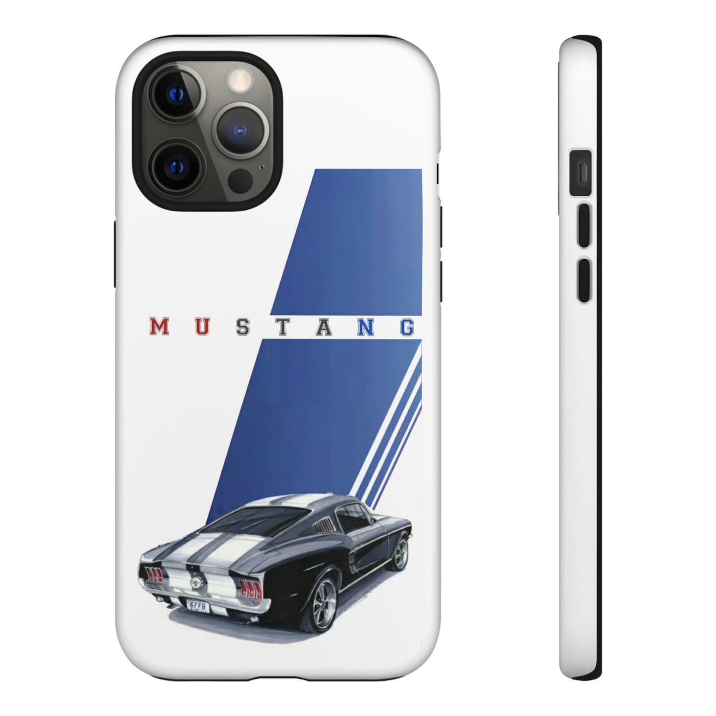 Mustang Car Art Tough Cases For iPhones, Samsung Galaxy and Google Pixel
