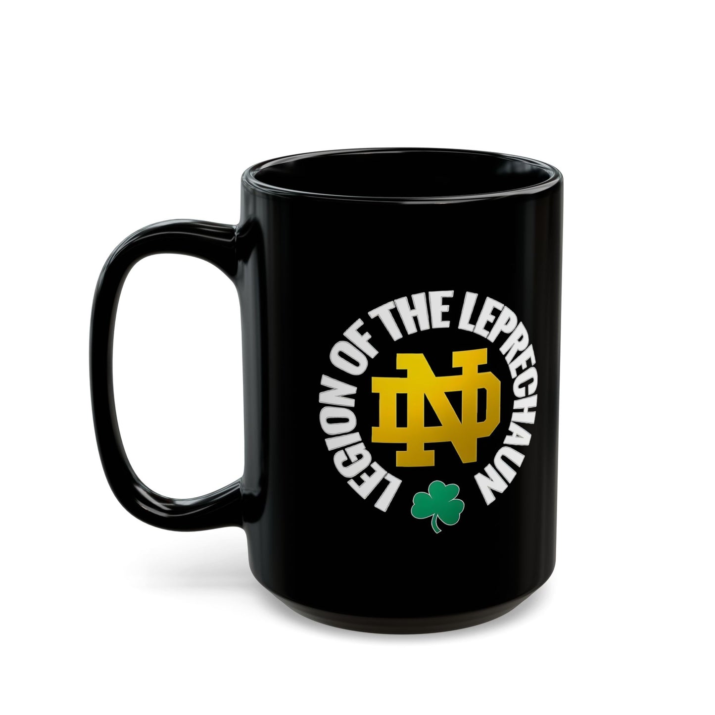 Irish Themed Mug, Legion Of The Leprechaun Black Mug (11oz, 15oz), Gift Idea