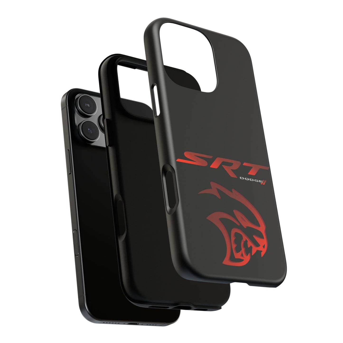 Black SRT Tough Case for iPhones, Galaxy Phones and Google Pixel