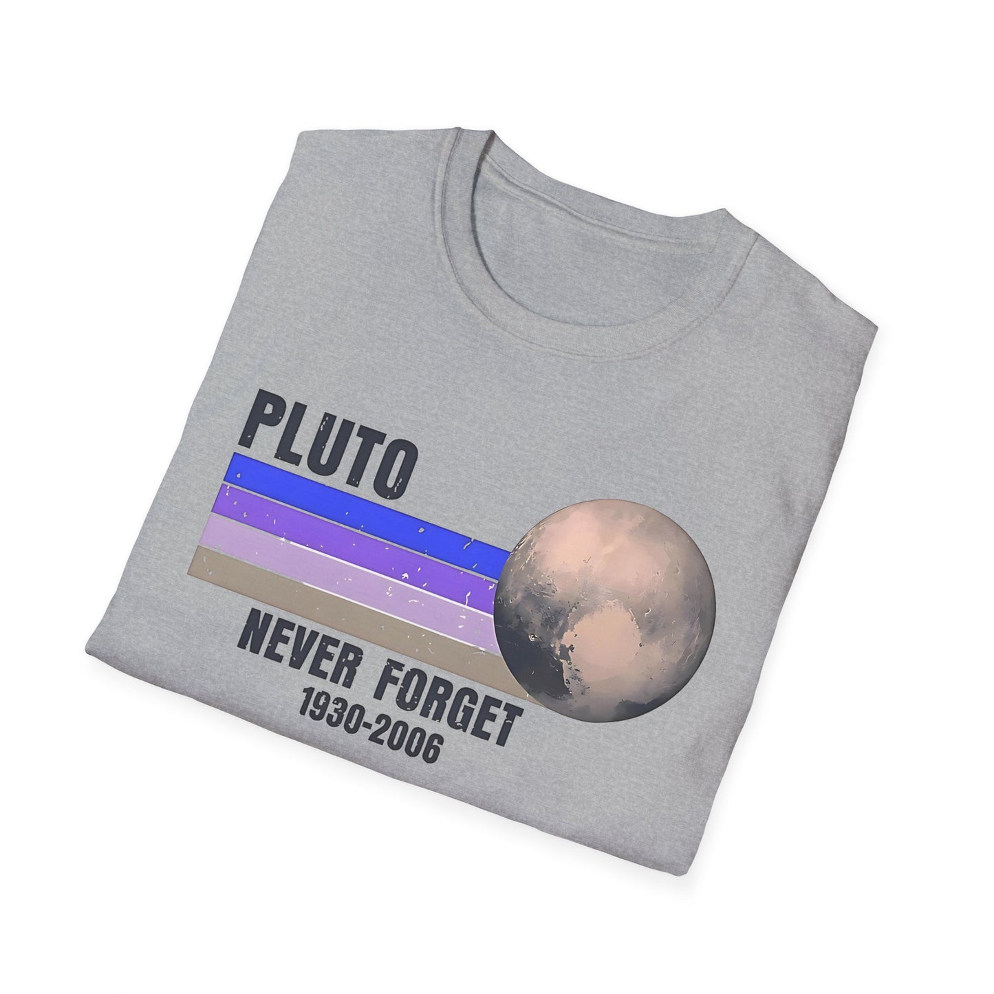 Retro Pluto Never Forget T-Shirt, Space Lover Gift, Astronomy Tee, Nostalgia