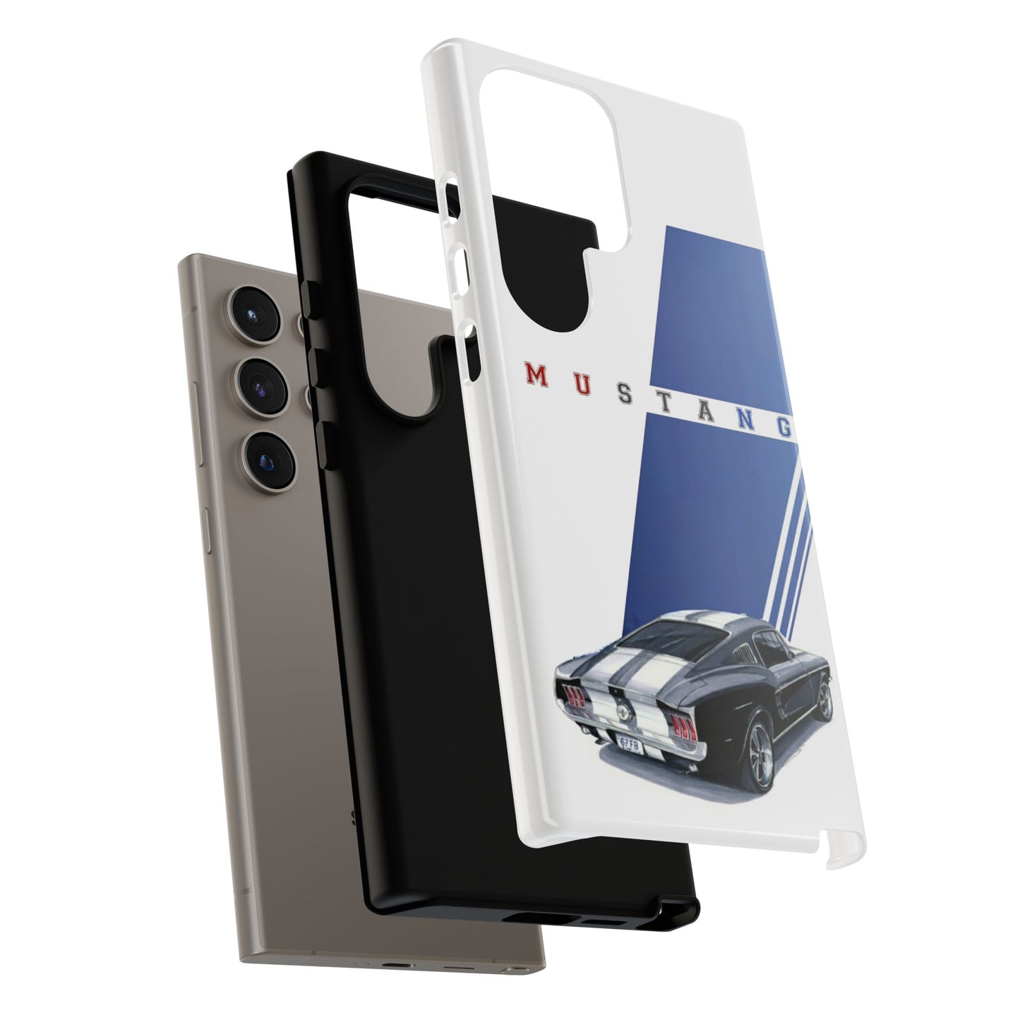Mustang Car Art Tough Cases For iPhones, Samsung Galaxy and Google Pixel
