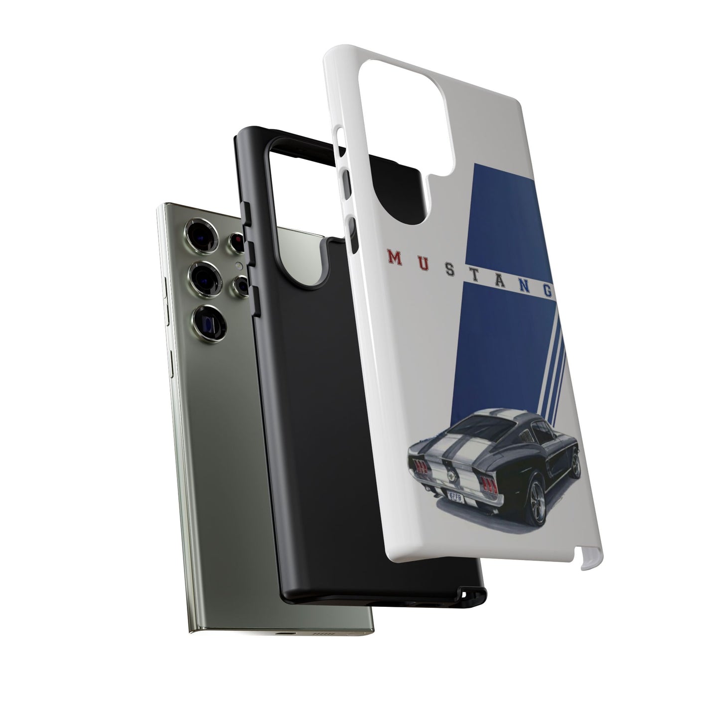 Mustang Car Art Tough Cases For iPhones, Samsung Galaxy and Google Pixel