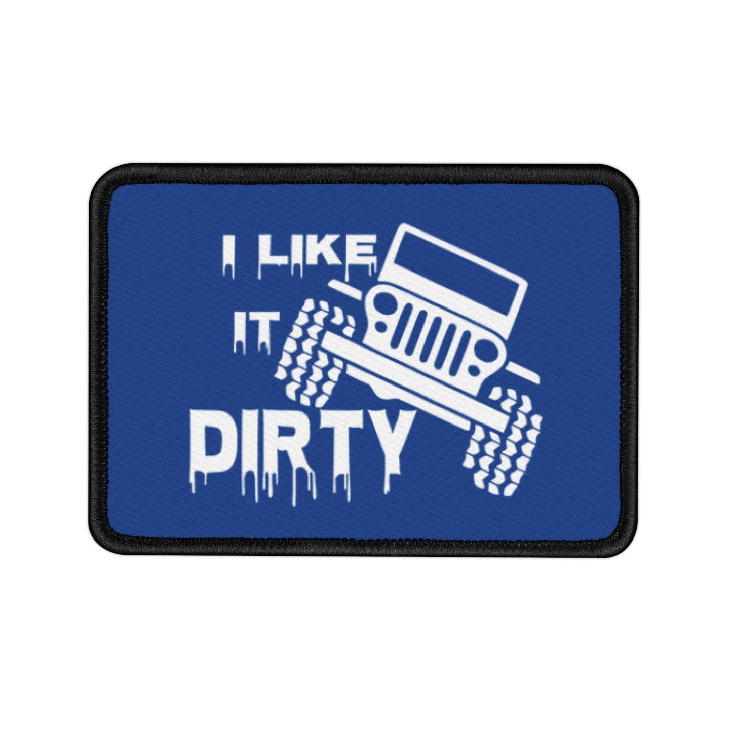 Jeep-Themed Iron-On Patches | I Like It Dirty, Car Enthusiast Gift, Adventure