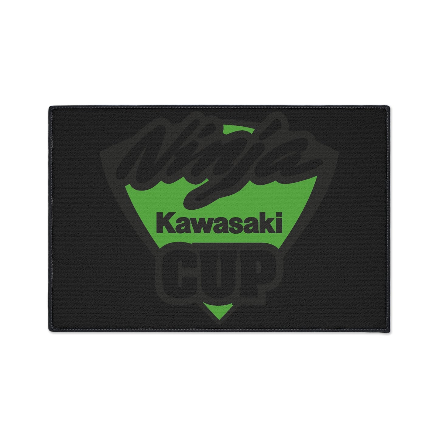 Motorsports Ninja Cup Kawasaki Floor mat | Motorcycle Garage Mat
