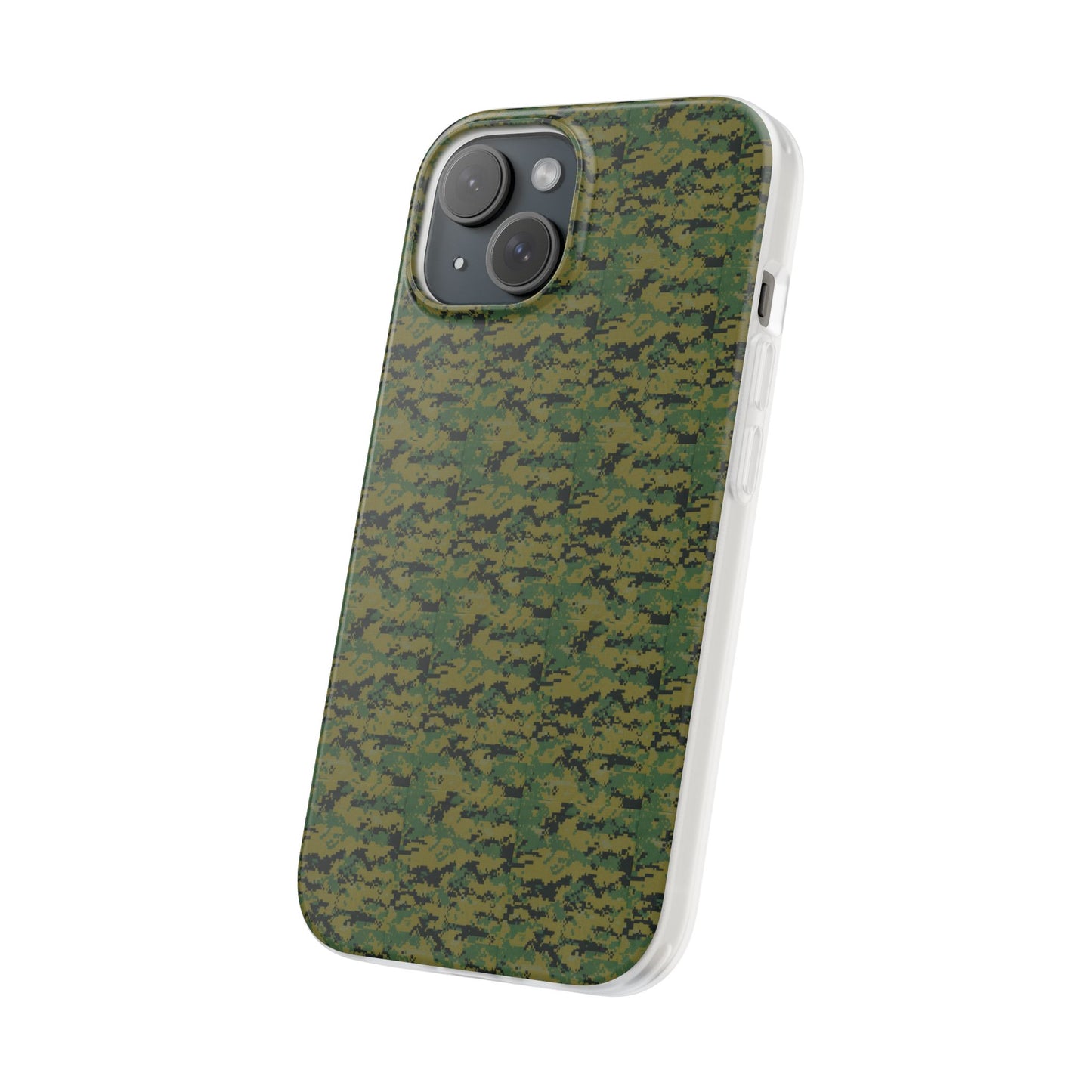 Marapat Pixelated Camo Flexible Phone Cases For iPhone and Samsung Galaxy