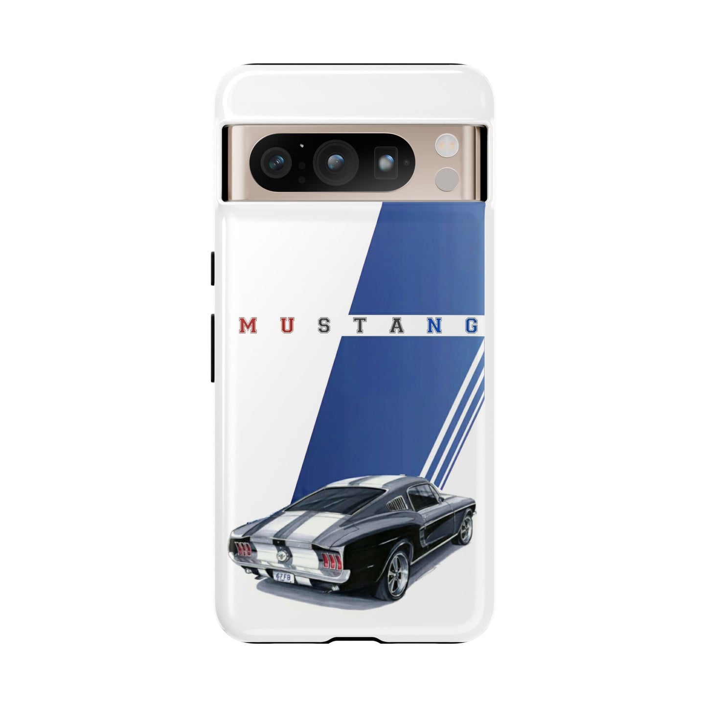 Mustang Car Art Tough Cases For iPhones, Samsung Galaxy and Google Pixel