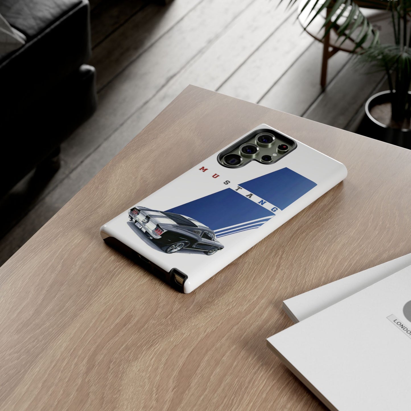 Mustang Car Art Tough Cases For iPhones, Samsung Galaxy and Google Pixel