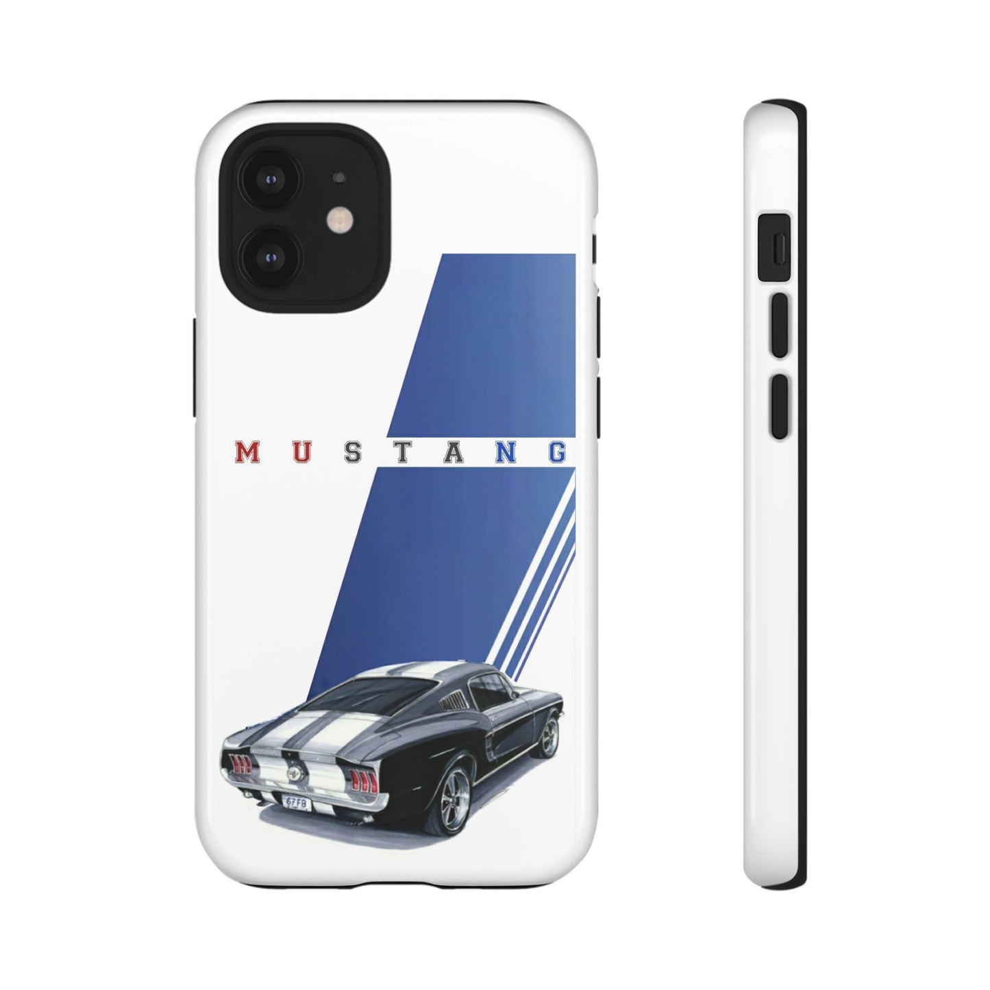 Mustang Car Art Tough Cases For iPhones, Samsung Galaxy and Google Pixel