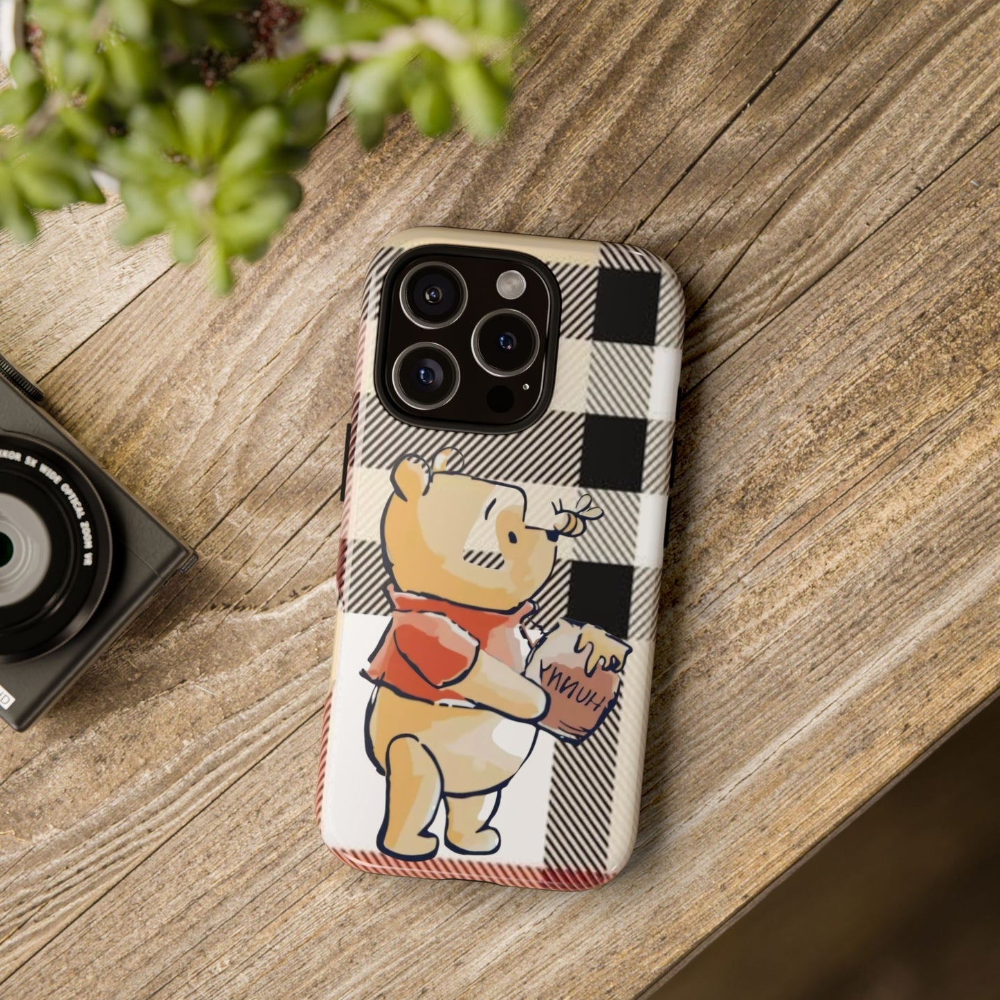 Cute Animal Phone Case, Winnie the Pooh Design, Gift for Kids, Character Case,