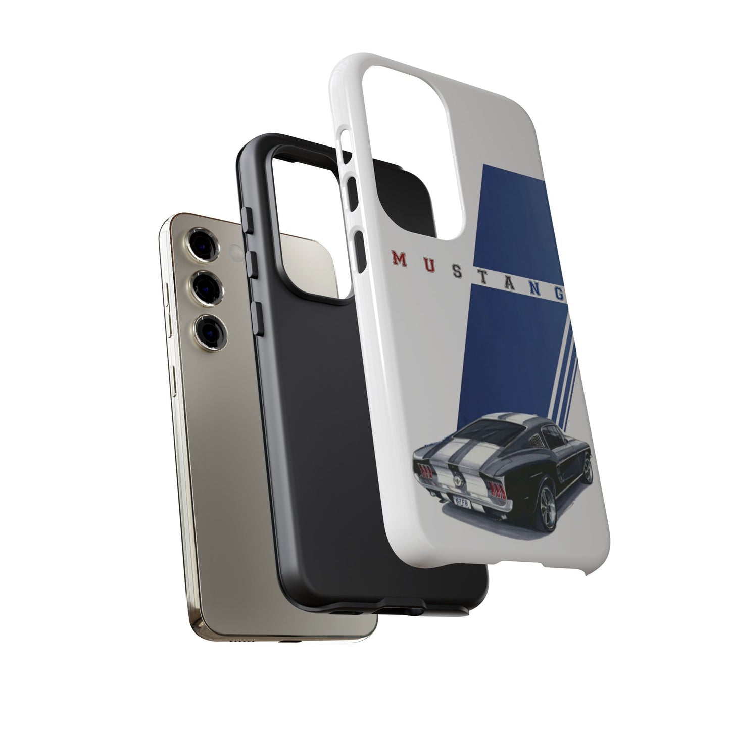 Mustang Car Art Tough Cases For iPhones, Samsung Galaxy and Google Pixel