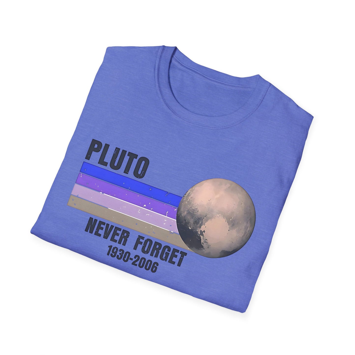 Retro Pluto Never Forget T-Shirt, Space Lover Gift, Astronomy Tee, Nostalgia