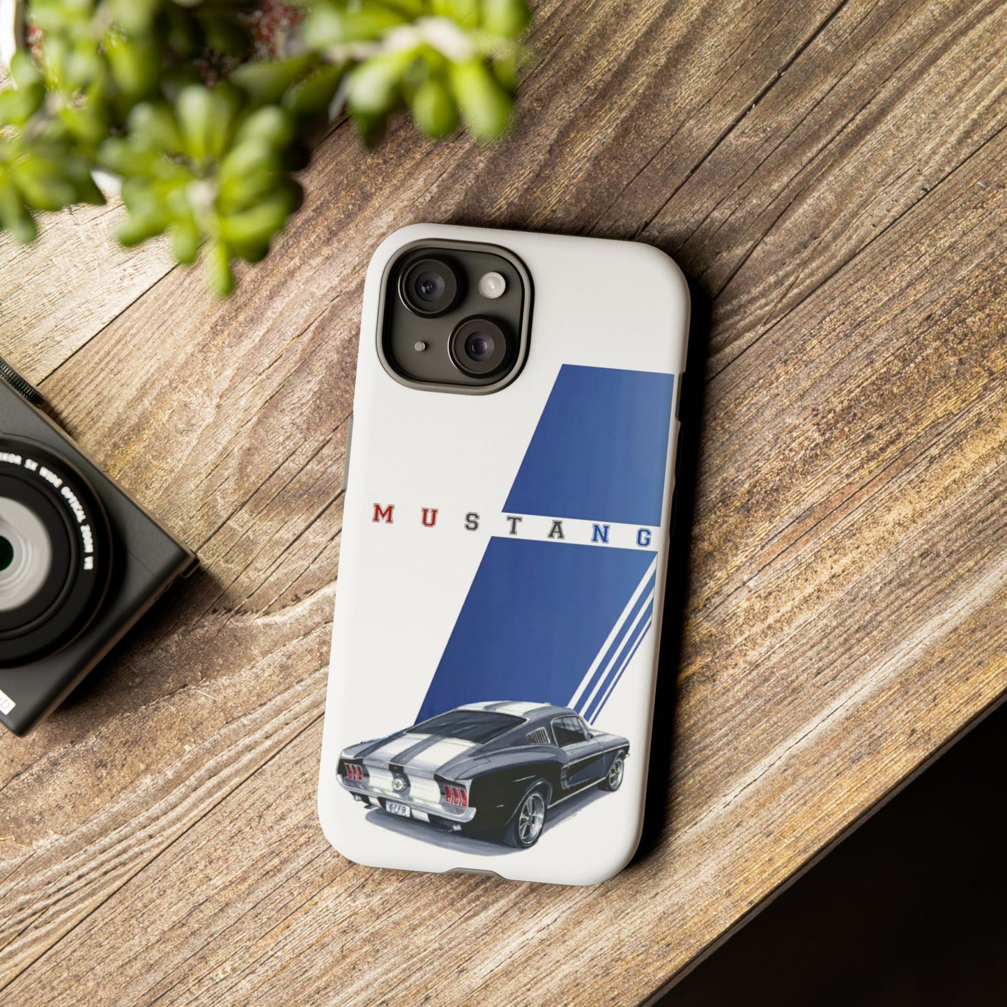 Mustang Car Art Tough Cases For iPhones, Samsung Galaxy and Google Pixel
