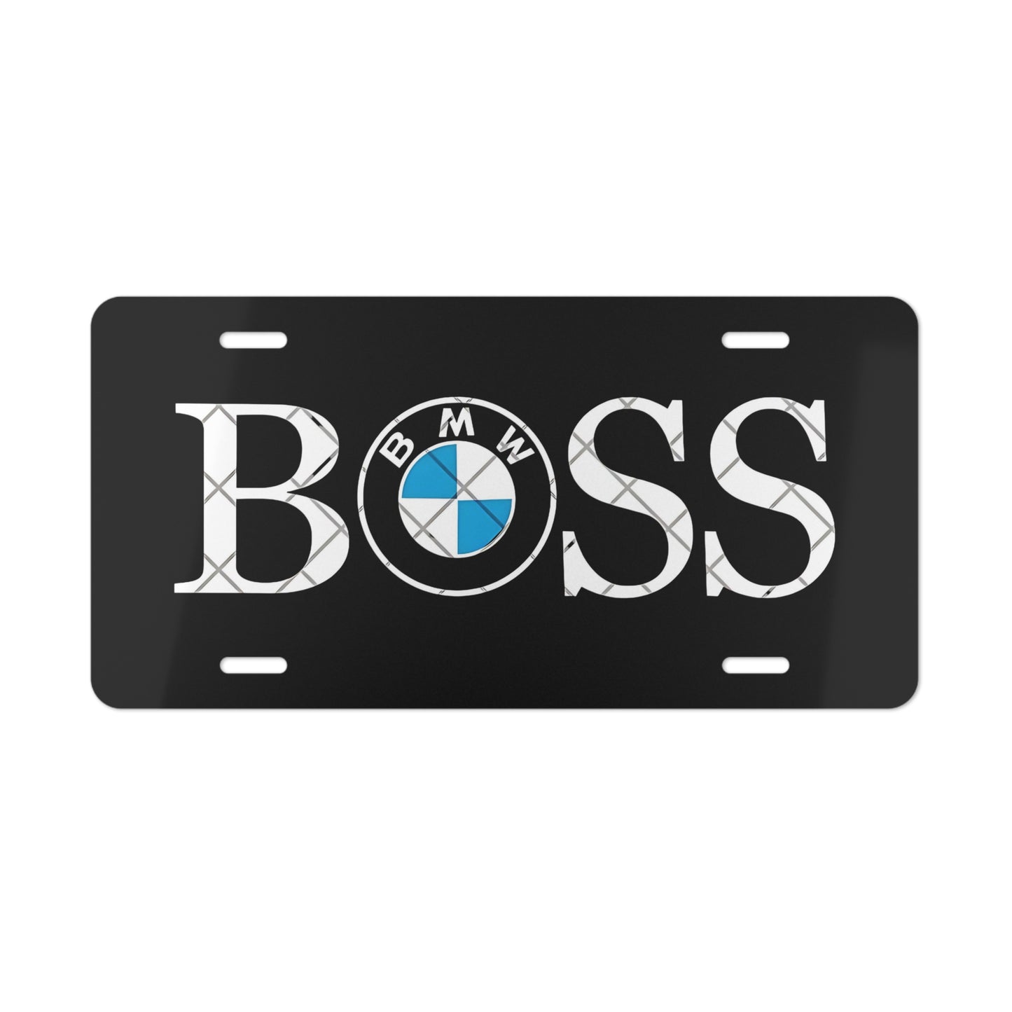 BOSS BMW Vanity License Plate For Beamer Owner, Perfect For Gifting