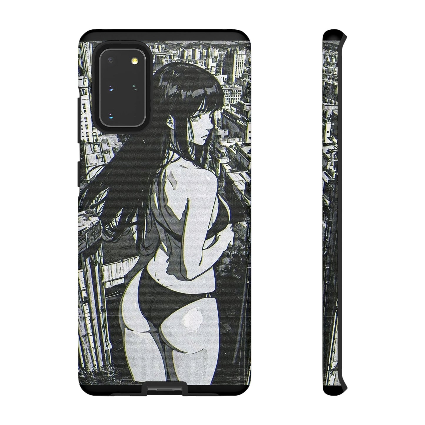 Tough Phone Case, Anime Manga Girl Bikini Design, iPhone, Galaxy, Google Pixel, Hentai Ecchi Art