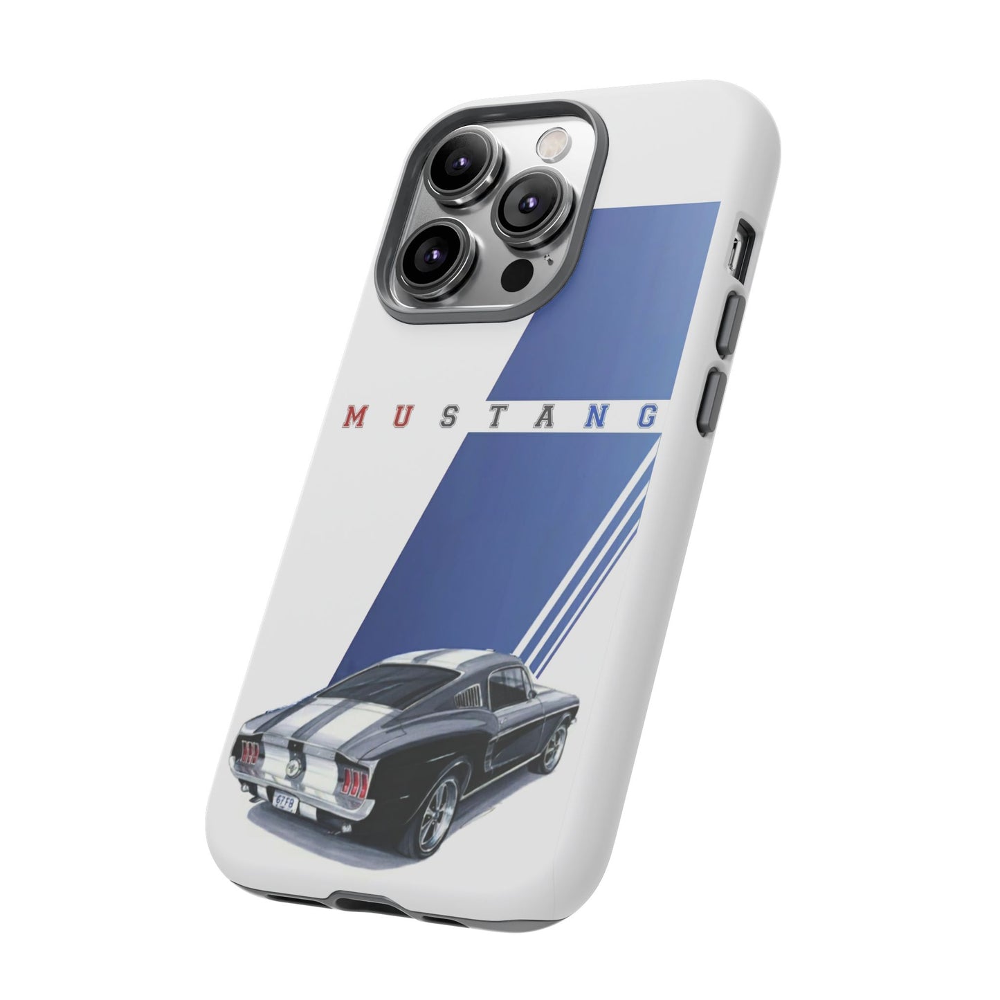 Mustang Car Art Tough Cases For iPhones, Samsung Galaxy and Google Pixel