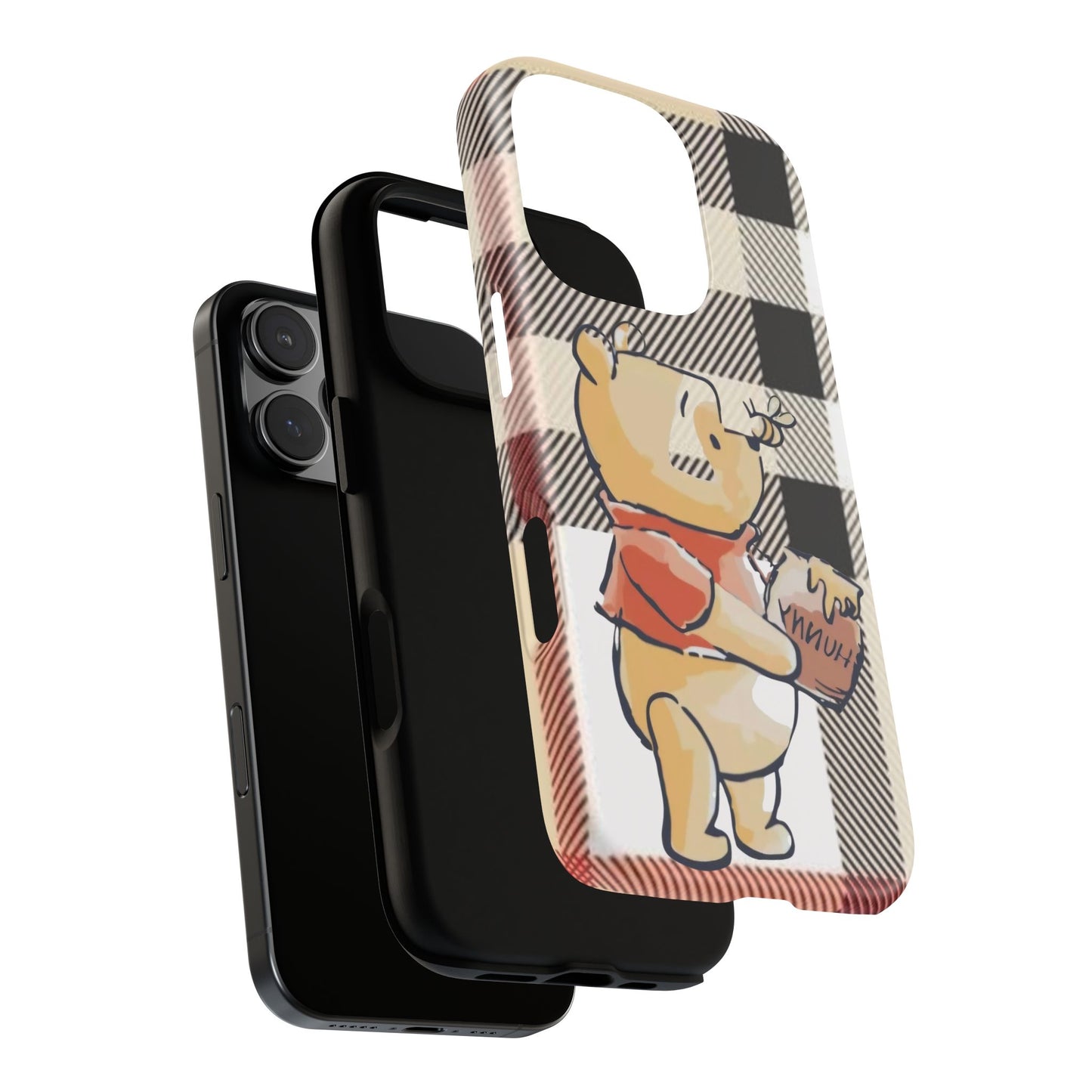 Cute Animal Phone Case, Winnie the Pooh Design, Gift for Kids, Character Case,