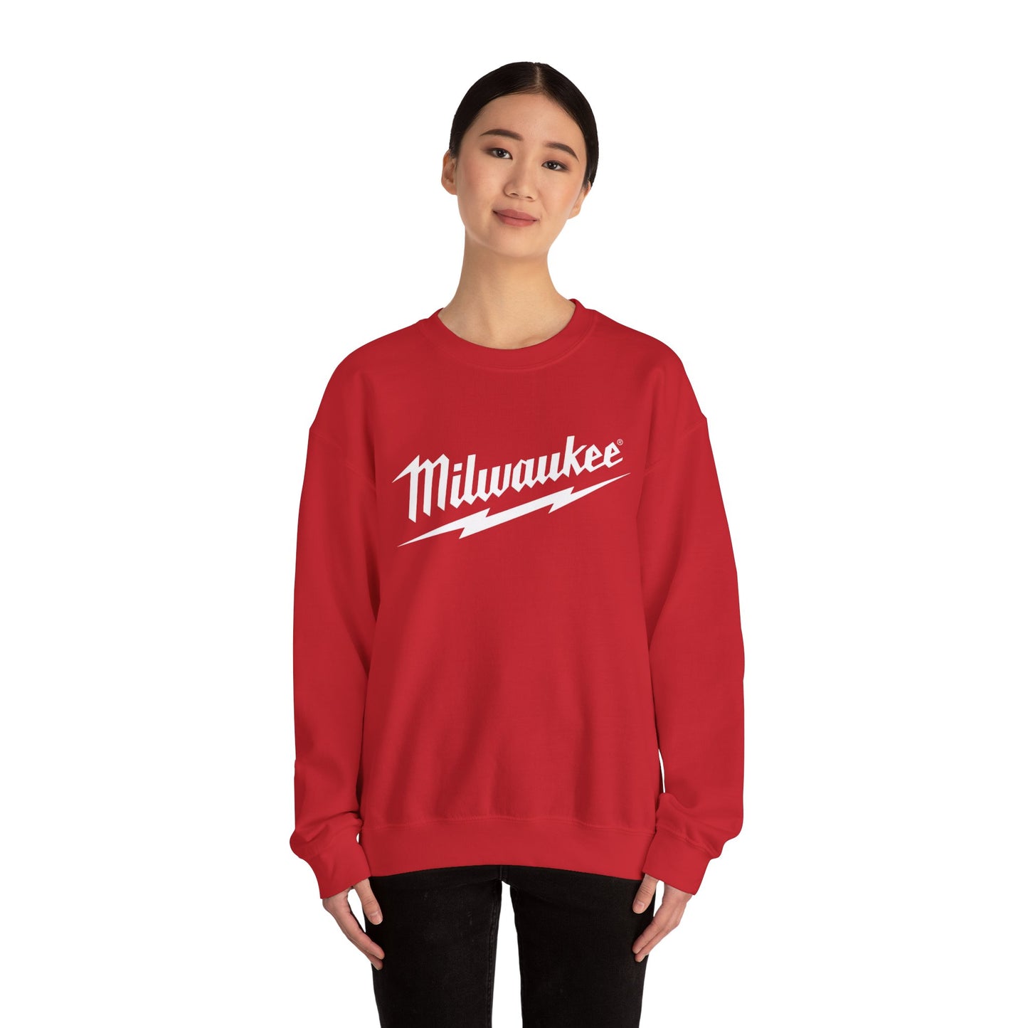 Funny Work Wear Red Milwaukee Tools Unisex Sweatshirt, Hardware Store Double Sided