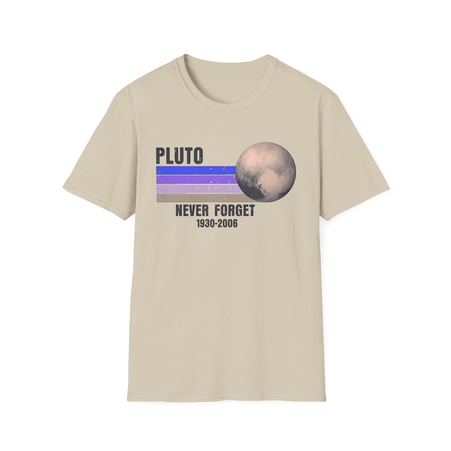 Retro Pluto Never Forget T-Shirt, Space Lover Gift, Astronomy Tee, Nostalgia