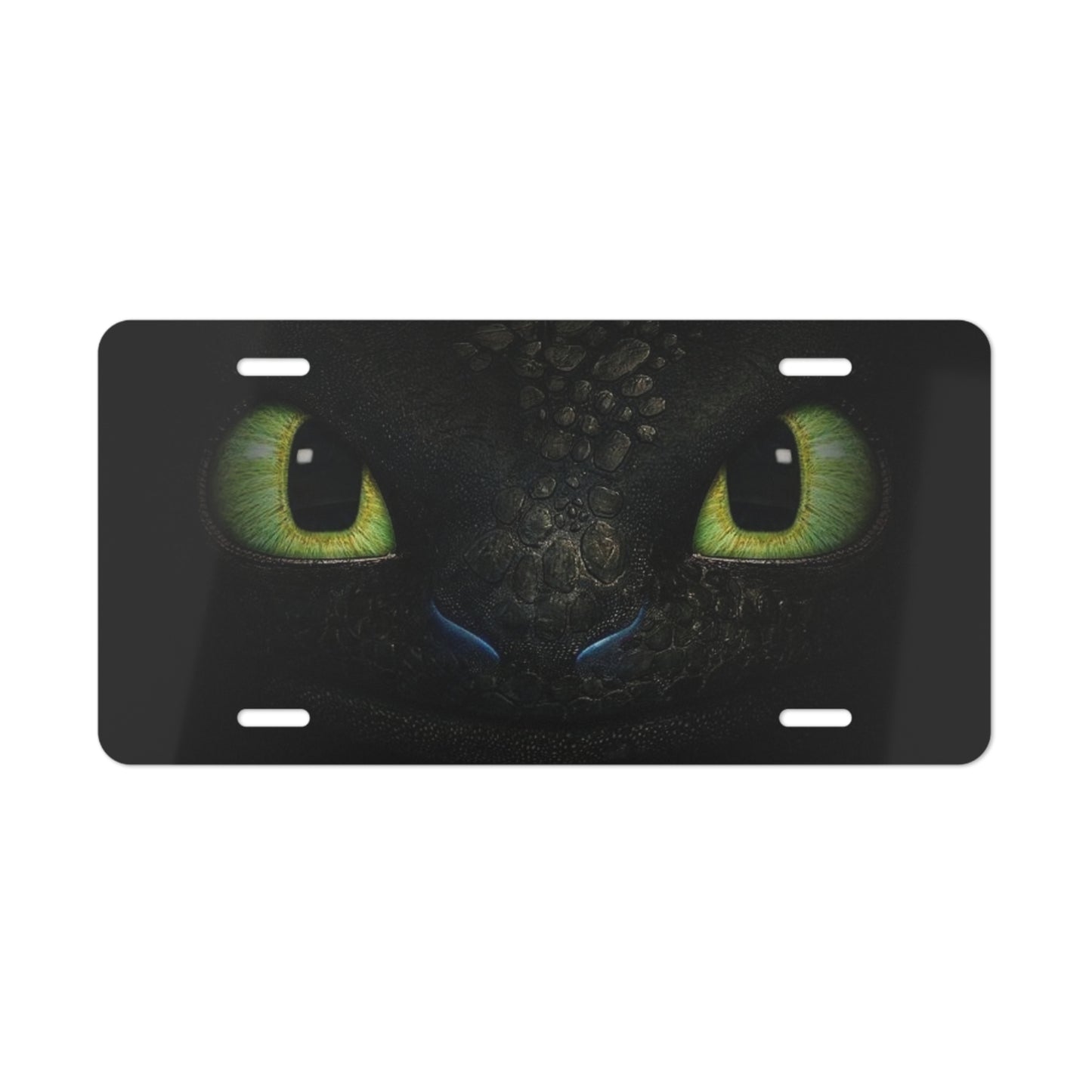 Custom Vanity Plate with Dragon Eyes Design, How to Train A, Gift