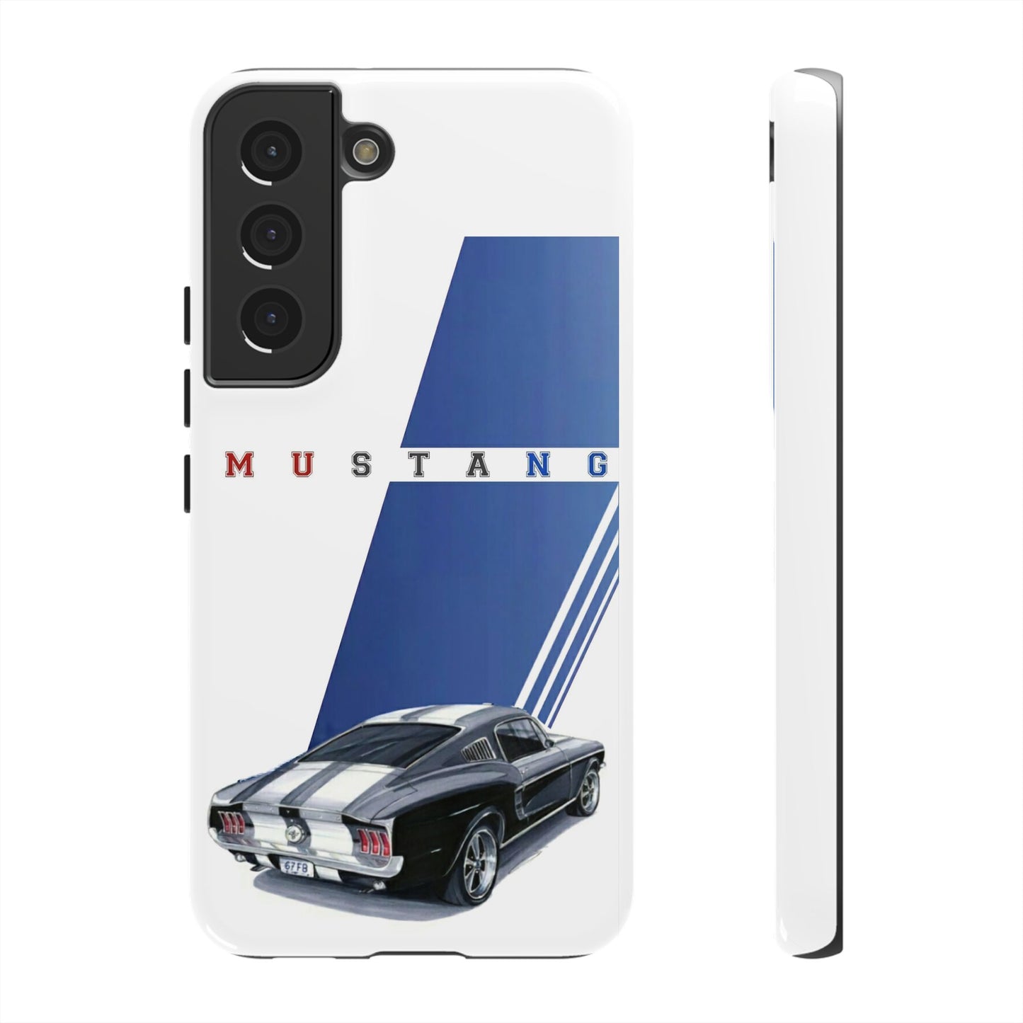 Mustang Car Art Tough Cases For iPhones, Samsung Galaxy and Google Pixel