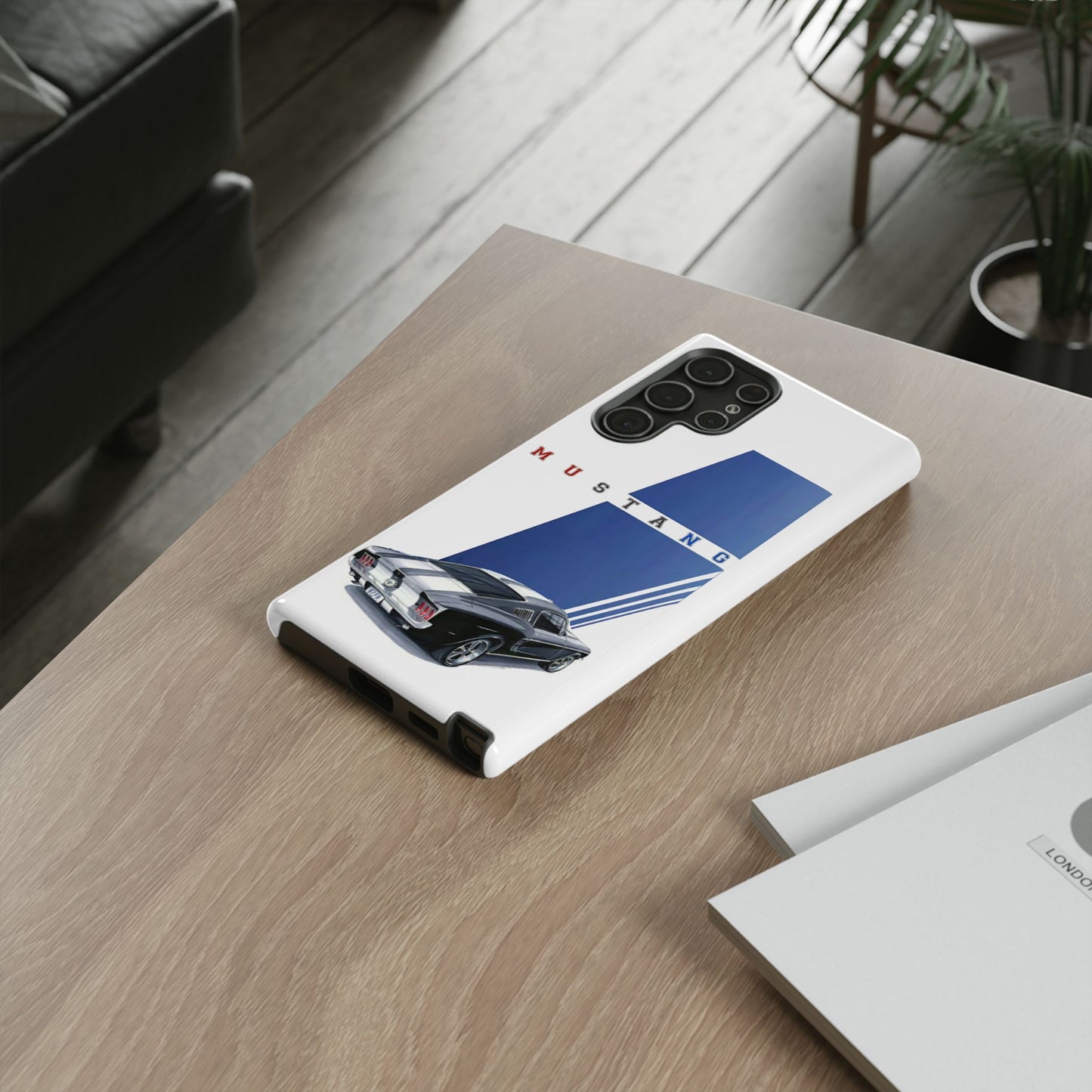 Mustang Car Art Tough Cases For iPhones, Samsung Galaxy and Google Pixel