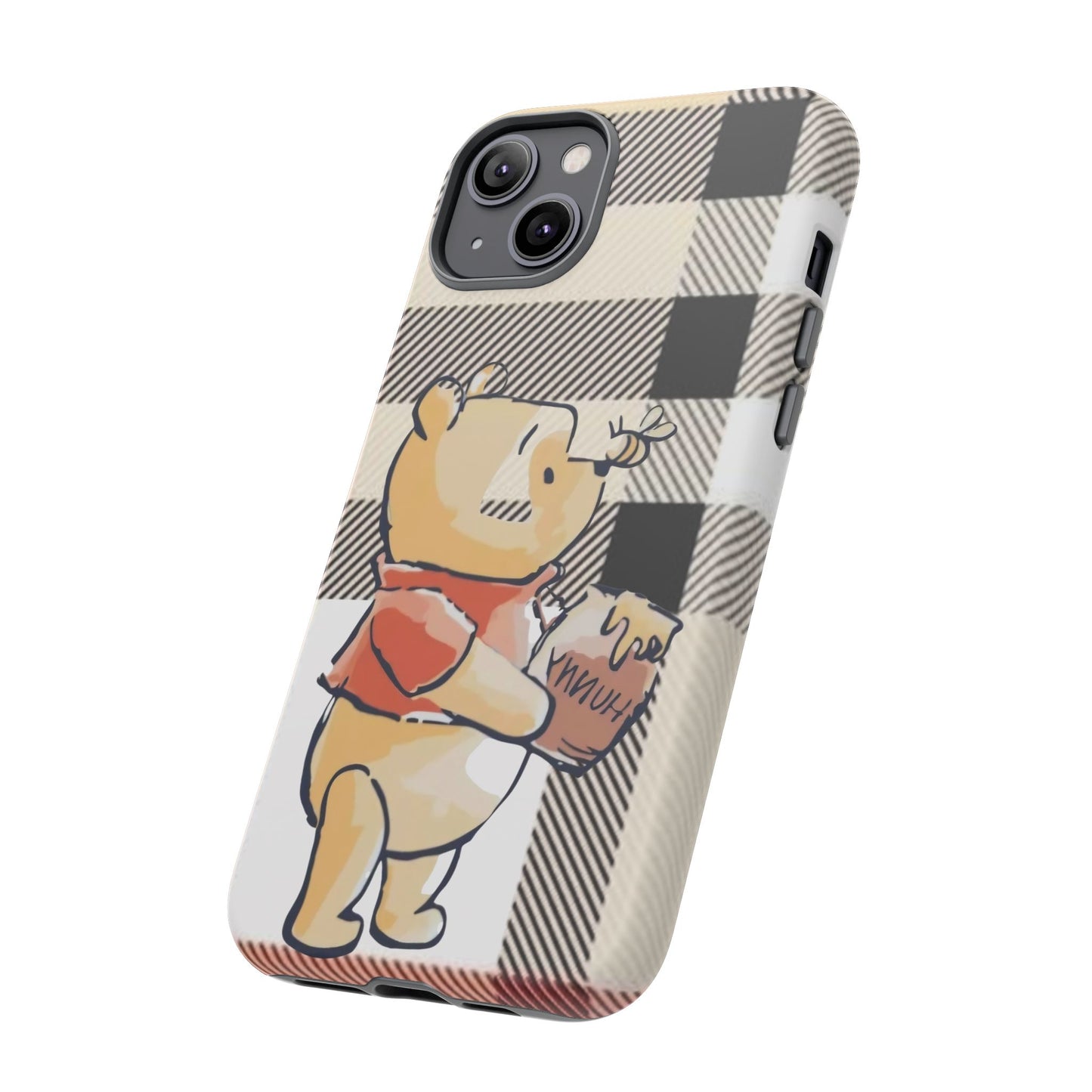 Cute Animal Phone Case, Winnie the Pooh Design, Gift for Kids, Character Case,